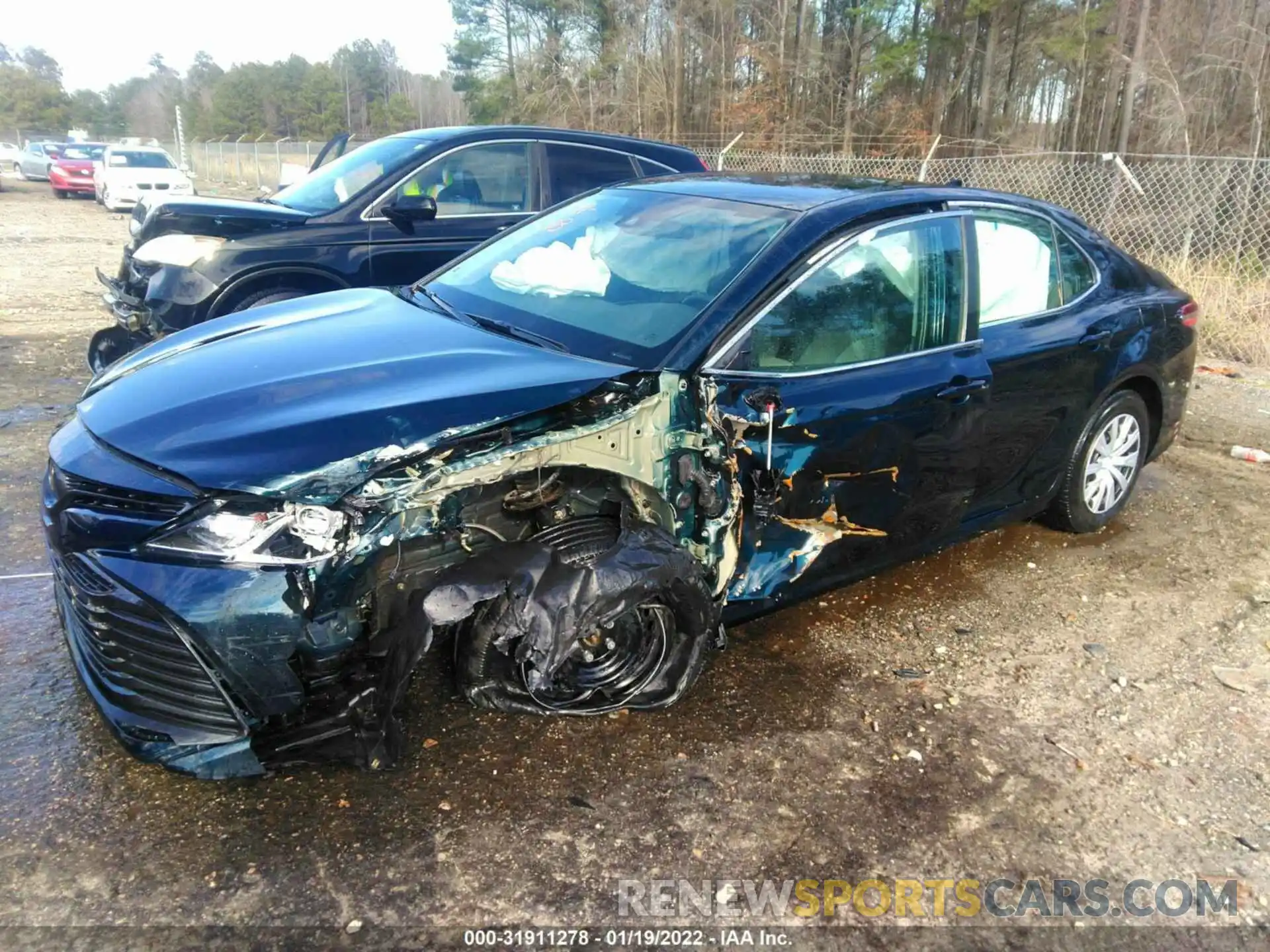 2 Photograph of a damaged car 4T1B11HK0KU823181 TOYOTA CAMRY 2019