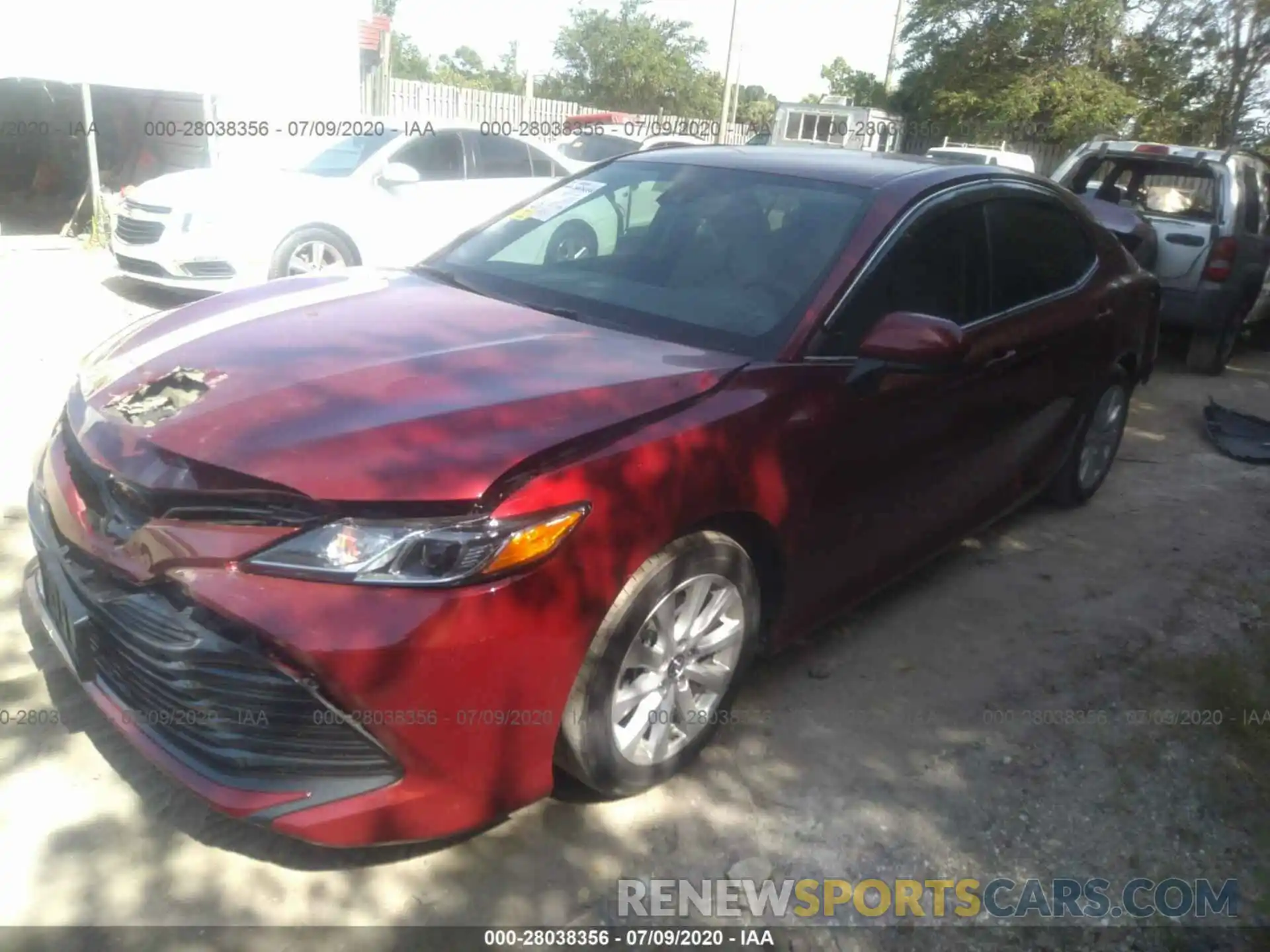 2 Photograph of a damaged car 4T1B11HK0KU824203 TOYOTA CAMRY 2019