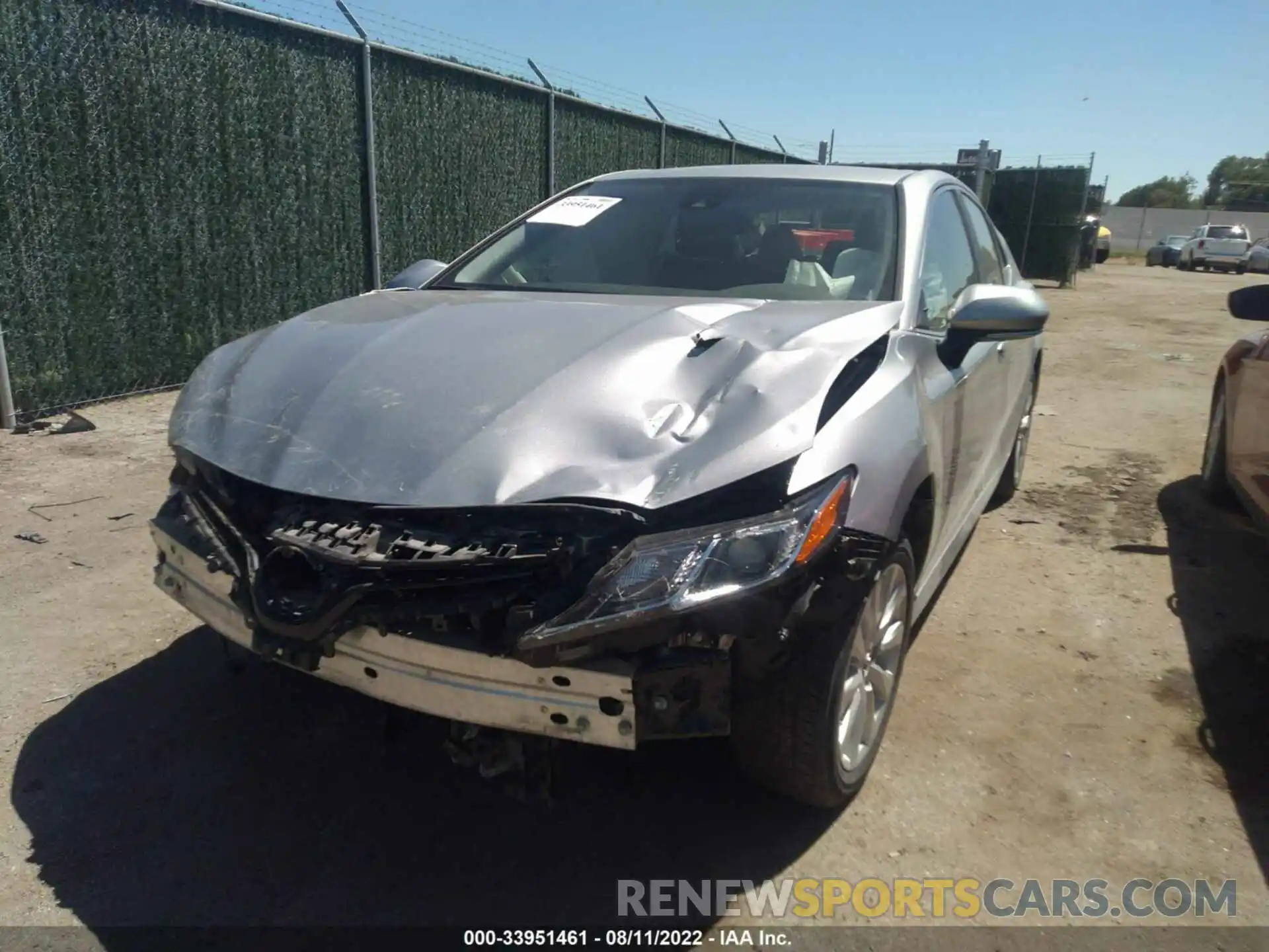 2 Photograph of a damaged car 4T1B11HK0KU824444 TOYOTA CAMRY 2019