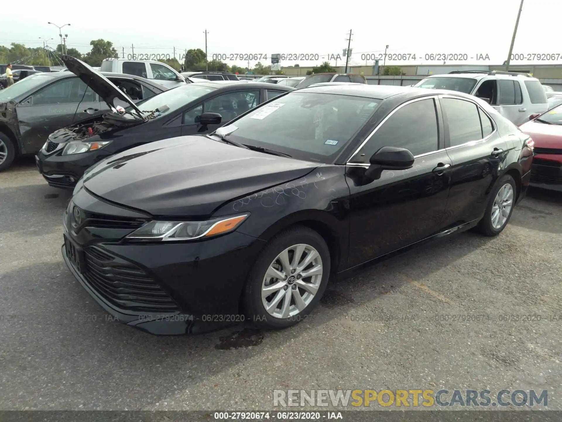 2 Photograph of a damaged car 4T1B11HK0KU828946 TOYOTA CAMRY 2019