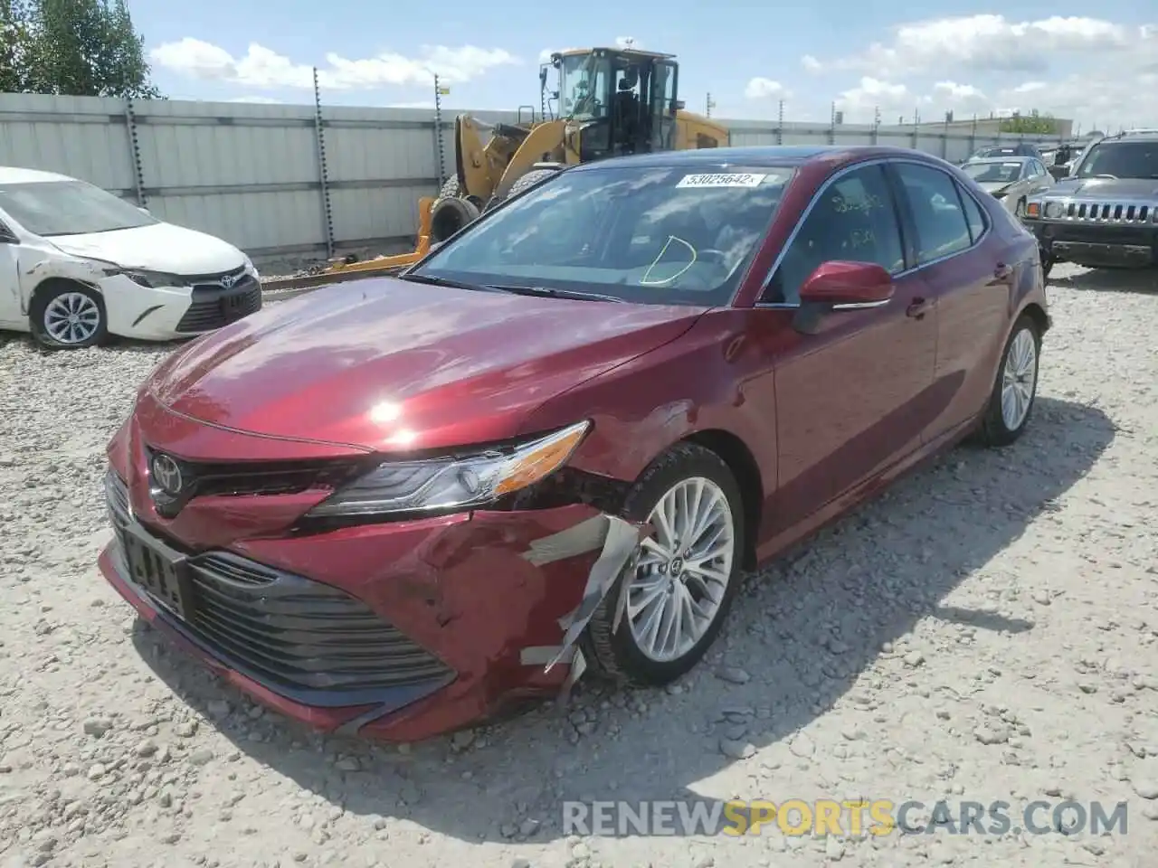 2 Photograph of a damaged car 4T1B11HK0KU831314 TOYOTA CAMRY 2019