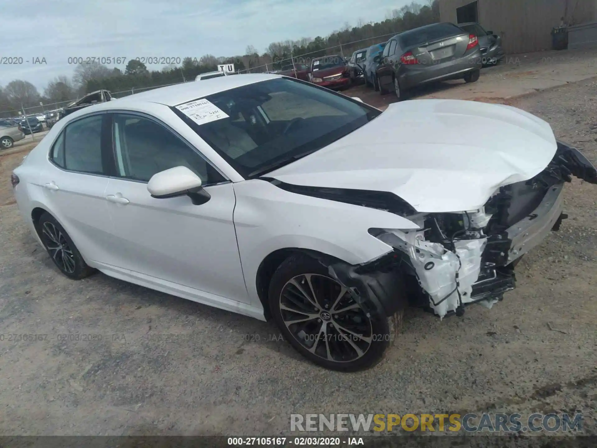 1 Photograph of a damaged car 4T1B11HK0KU832396 TOYOTA CAMRY 2019