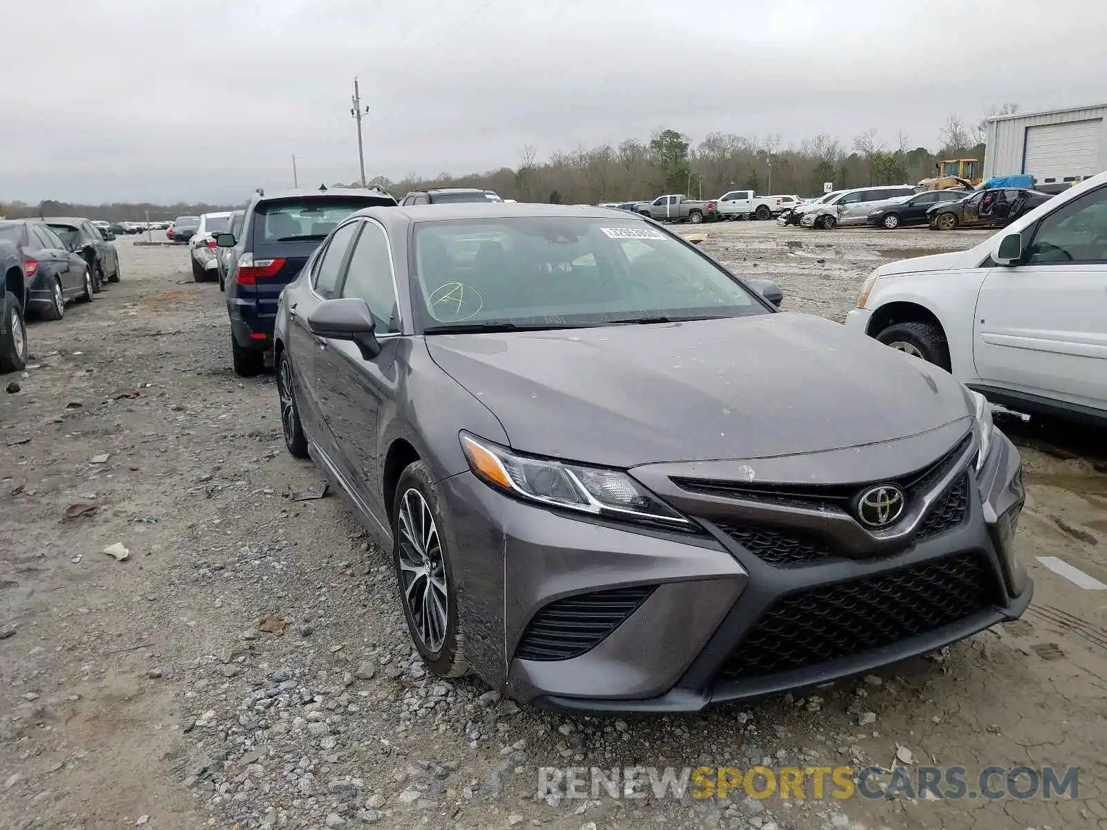 1 Photograph of a damaged car 4T1B11HK0KU836013 TOYOTA CAMRY 2019