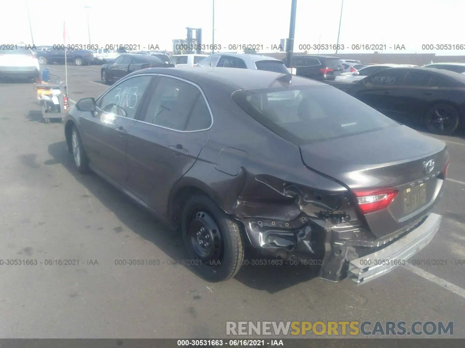 3 Photograph of a damaged car 4T1B11HK0KU837873 TOYOTA CAMRY 2019