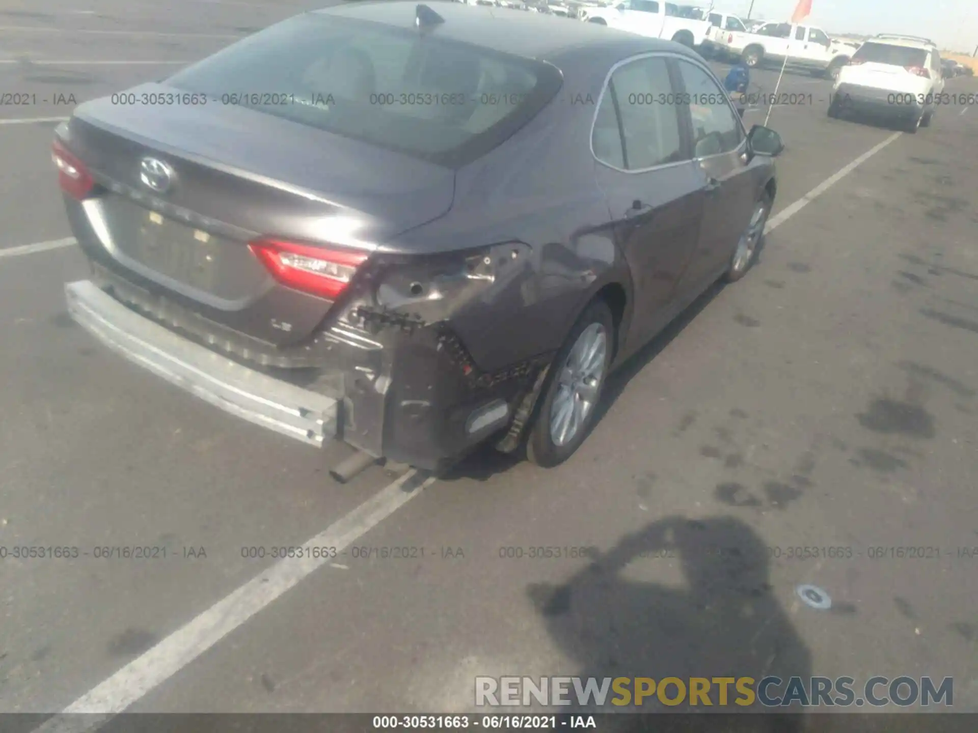 4 Photograph of a damaged car 4T1B11HK0KU837873 TOYOTA CAMRY 2019