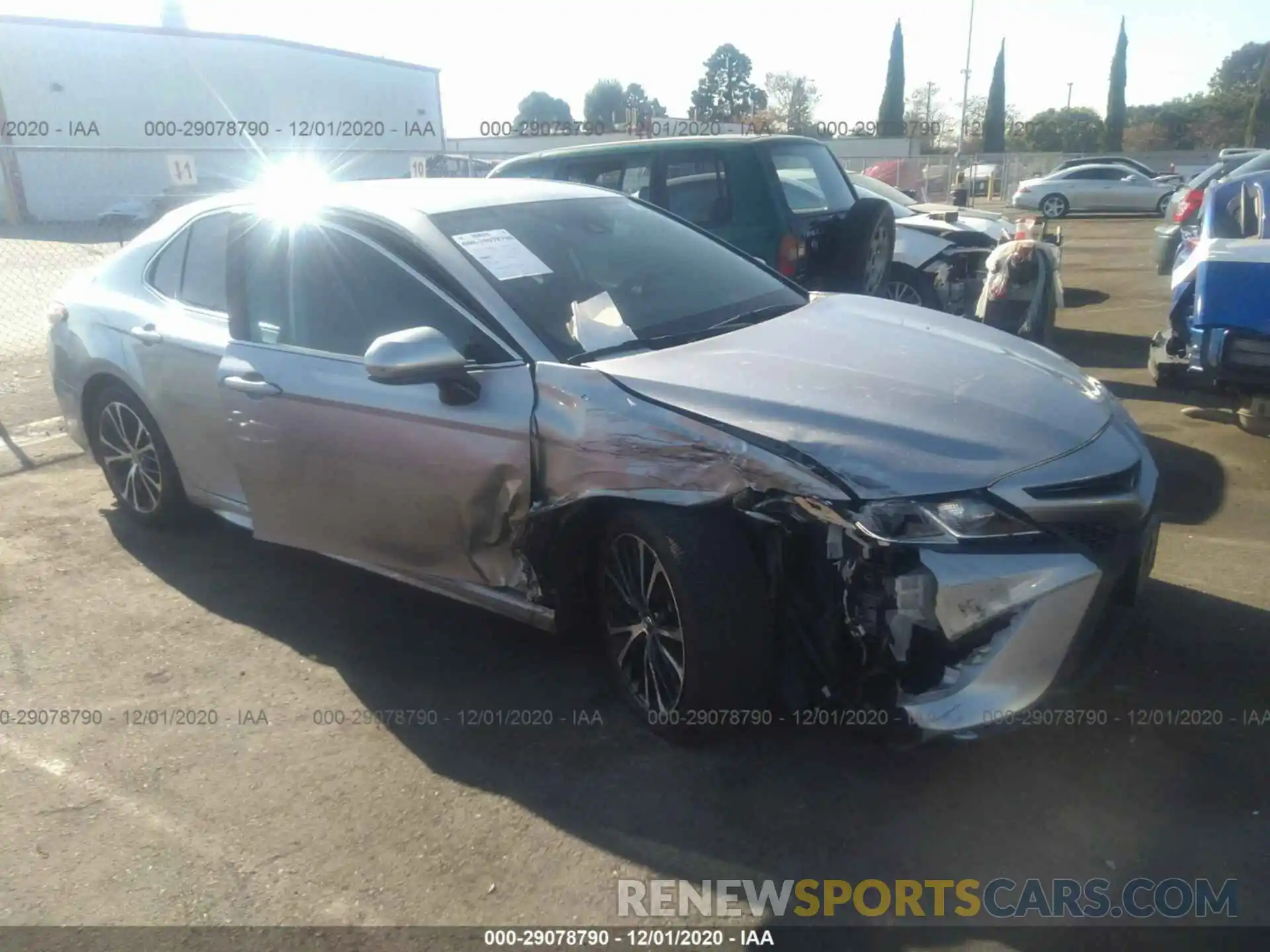 1 Photograph of a damaged car 4T1B11HK0KU838439 TOYOTA CAMRY 2019