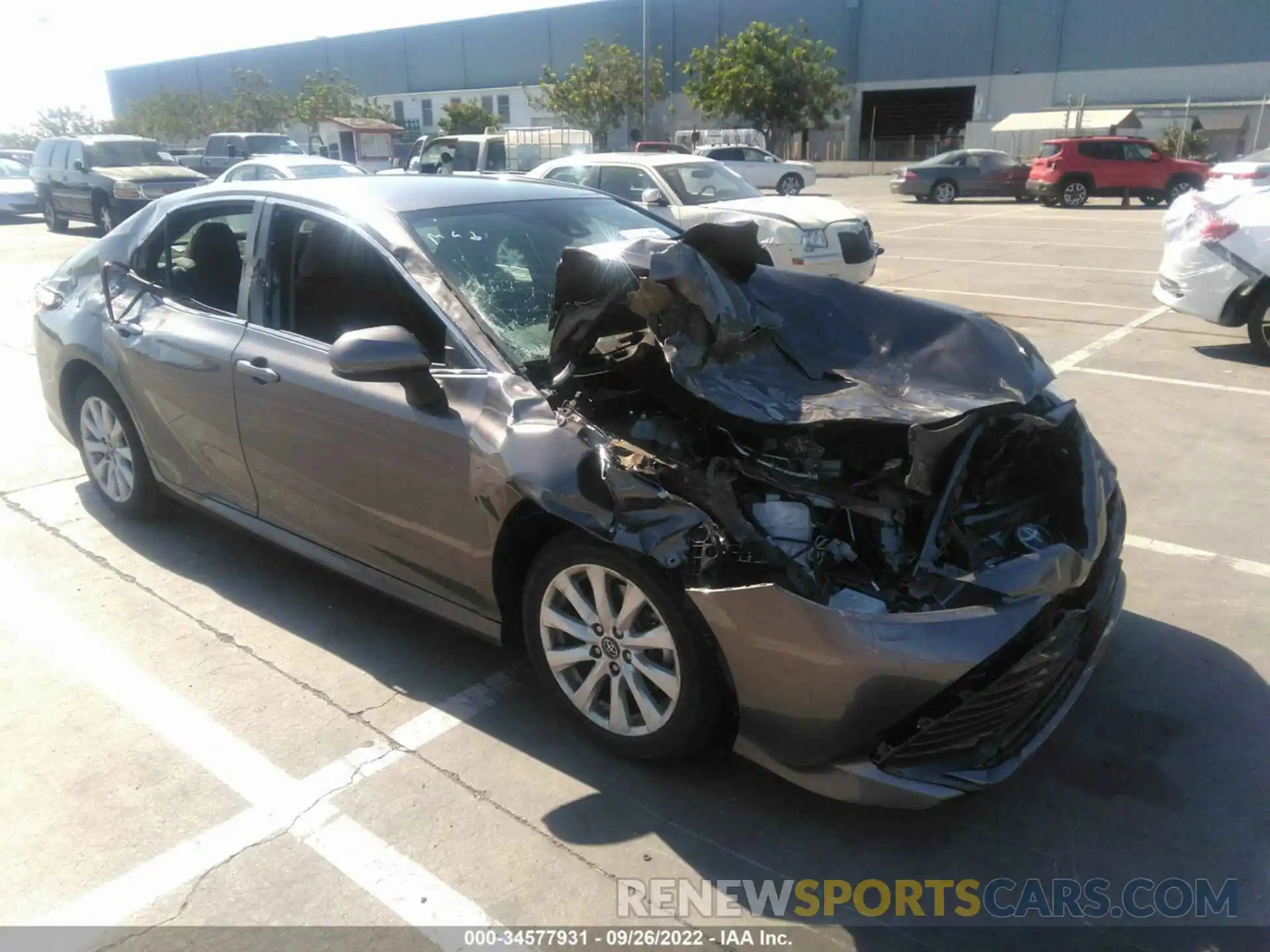 1 Photograph of a damaged car 4T1B11HK0KU839395 TOYOTA CAMRY 2019