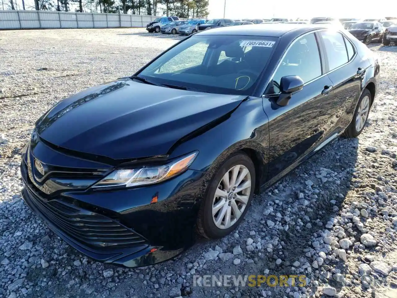 2 Photograph of a damaged car 4T1B11HK0KU841468 TOYOTA CAMRY 2019