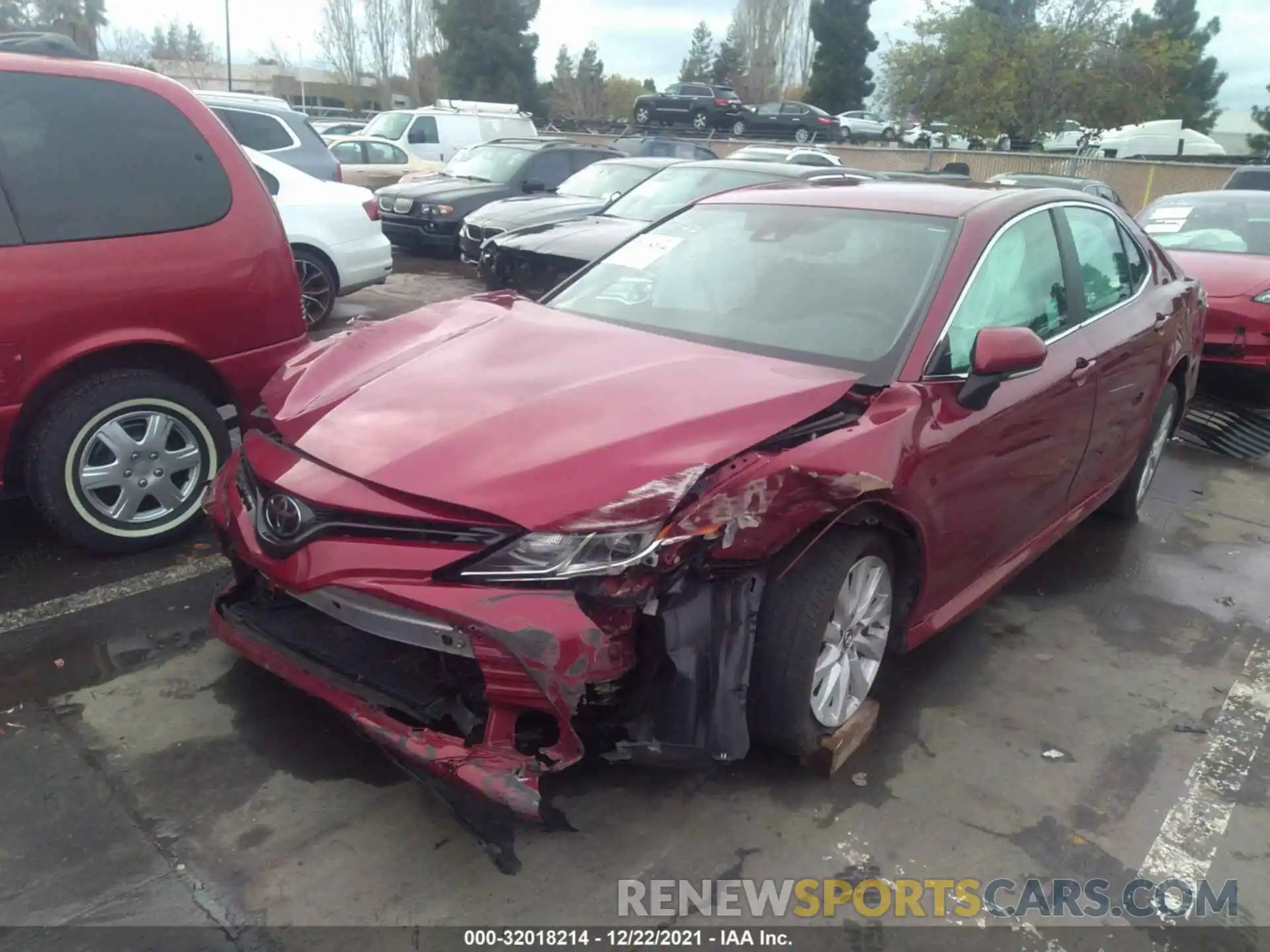 2 Photograph of a damaged car 4T1B11HK0KU843351 TOYOTA CAMRY 2019