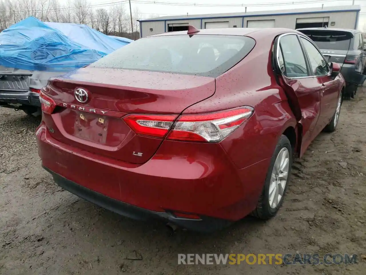 4 Photograph of a damaged car 4T1B11HK0KU847531 TOYOTA CAMRY 2019