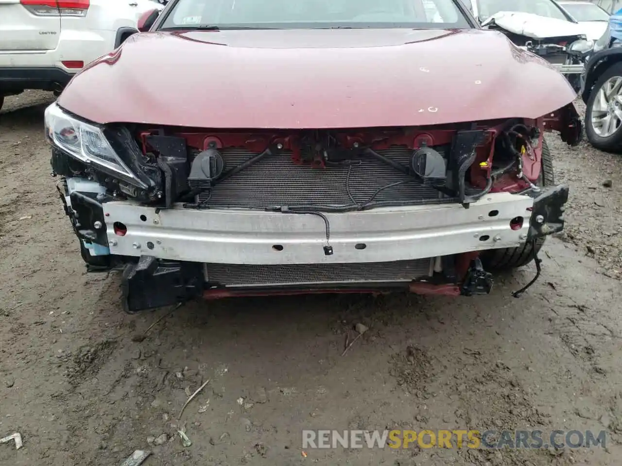 9 Photograph of a damaged car 4T1B11HK0KU847531 TOYOTA CAMRY 2019