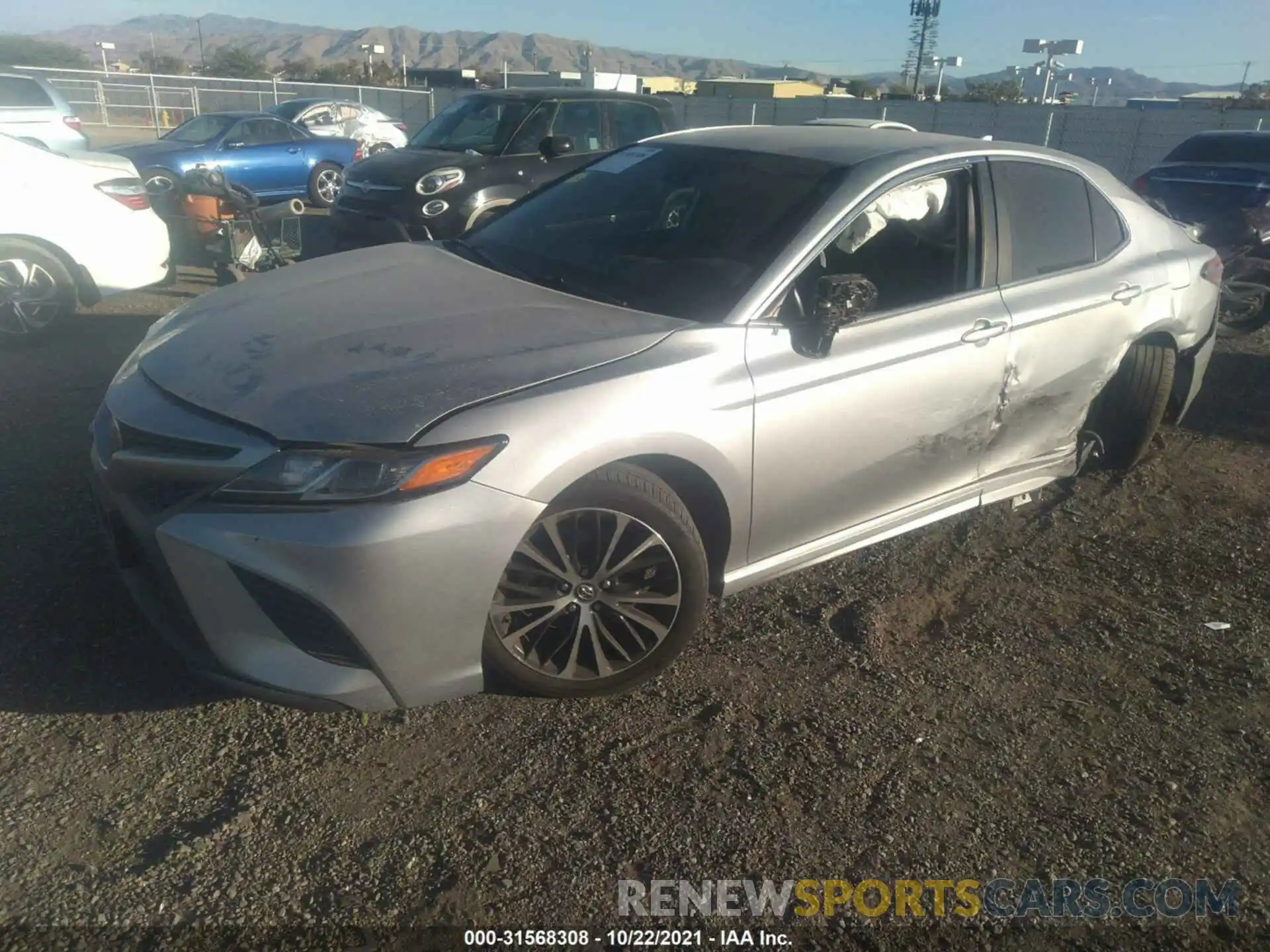 2 Photograph of a damaged car 4T1B11HK0KU850834 TOYOTA CAMRY 2019