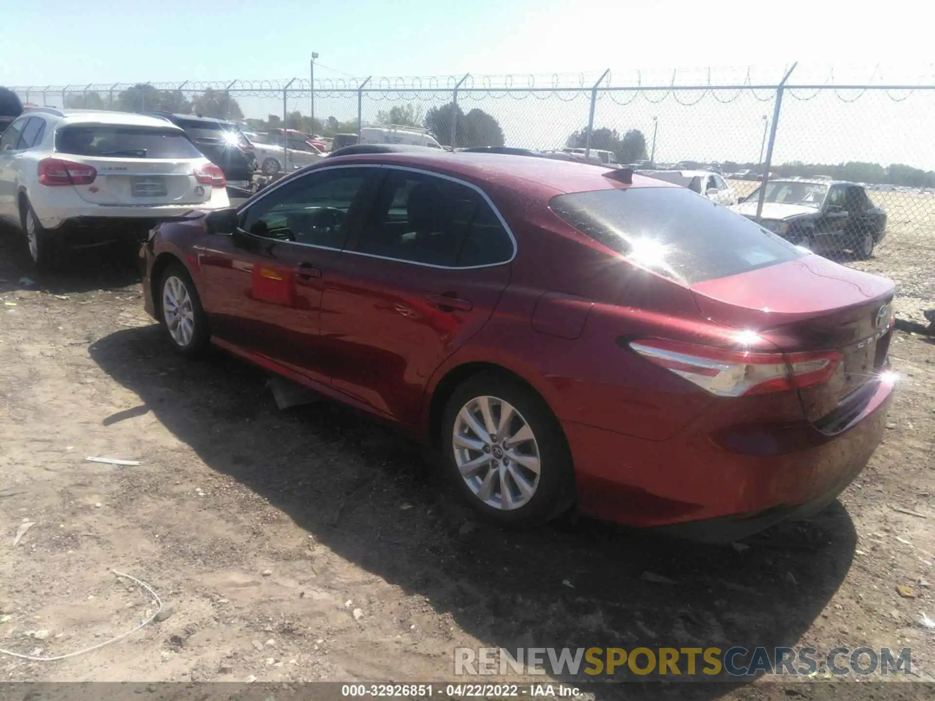 3 Photograph of a damaged car 4T1B11HK0KU851868 TOYOTA CAMRY 2019