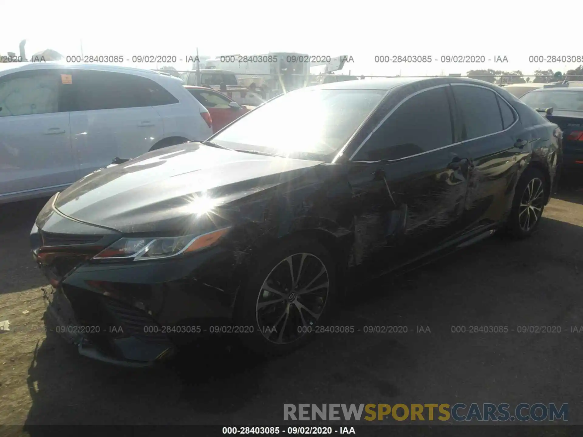 2 Photograph of a damaged car 4T1B11HK0KU853684 TOYOTA CAMRY 2019