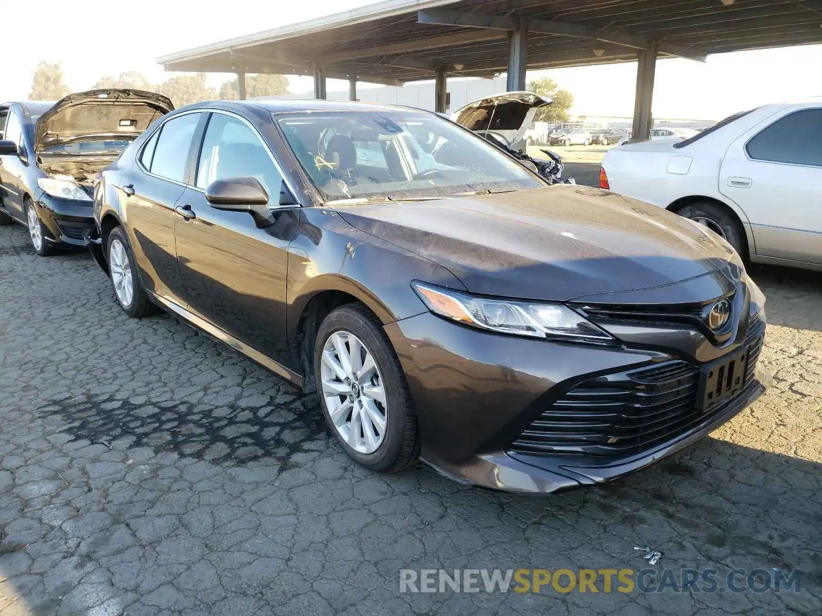 1 Photograph of a damaged car 4T1B11HK0KU856195 TOYOTA CAMRY 2019