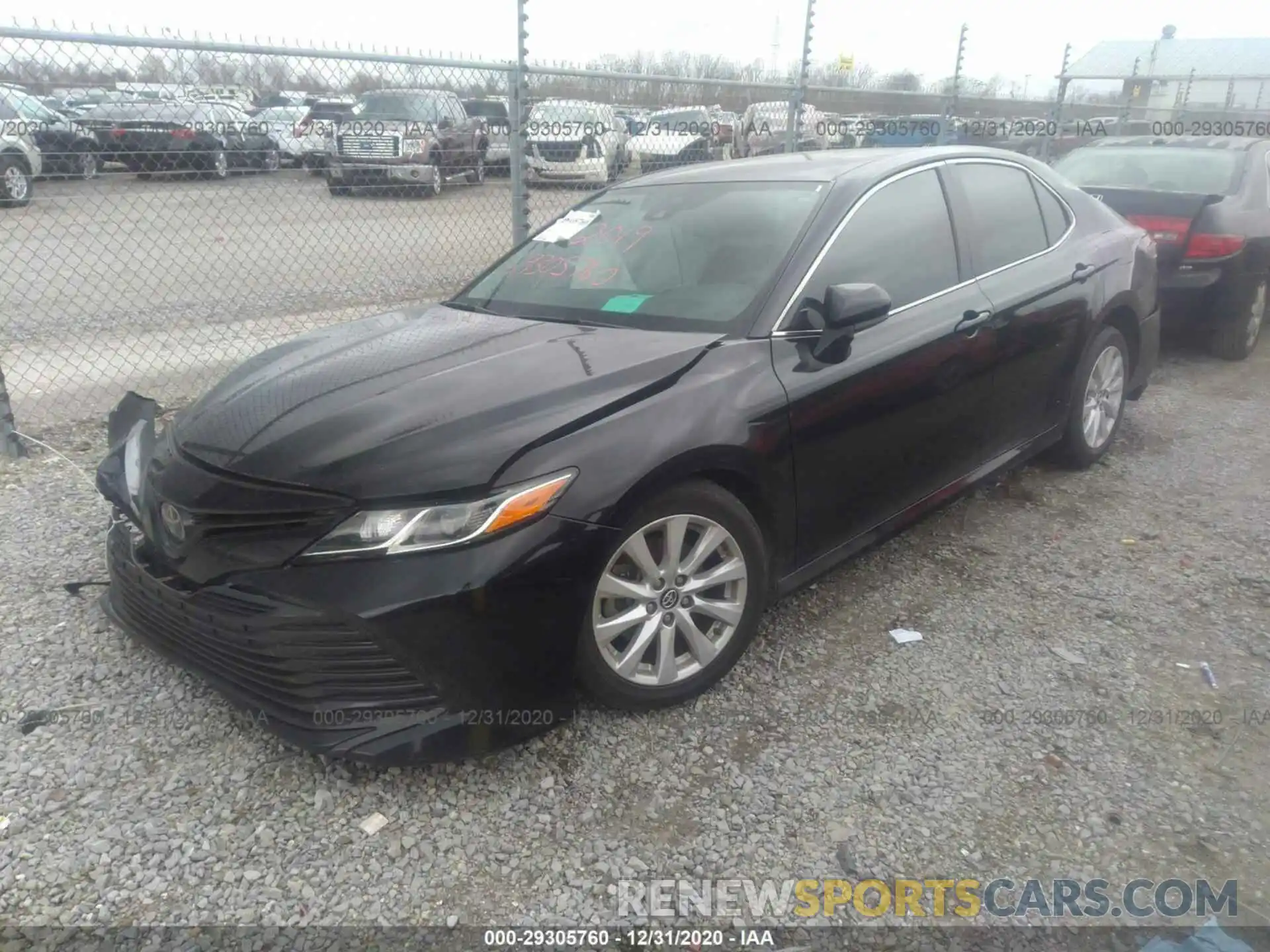 2 Photograph of a damaged car 4T1B11HK1KU161739 TOYOTA CAMRY 2019