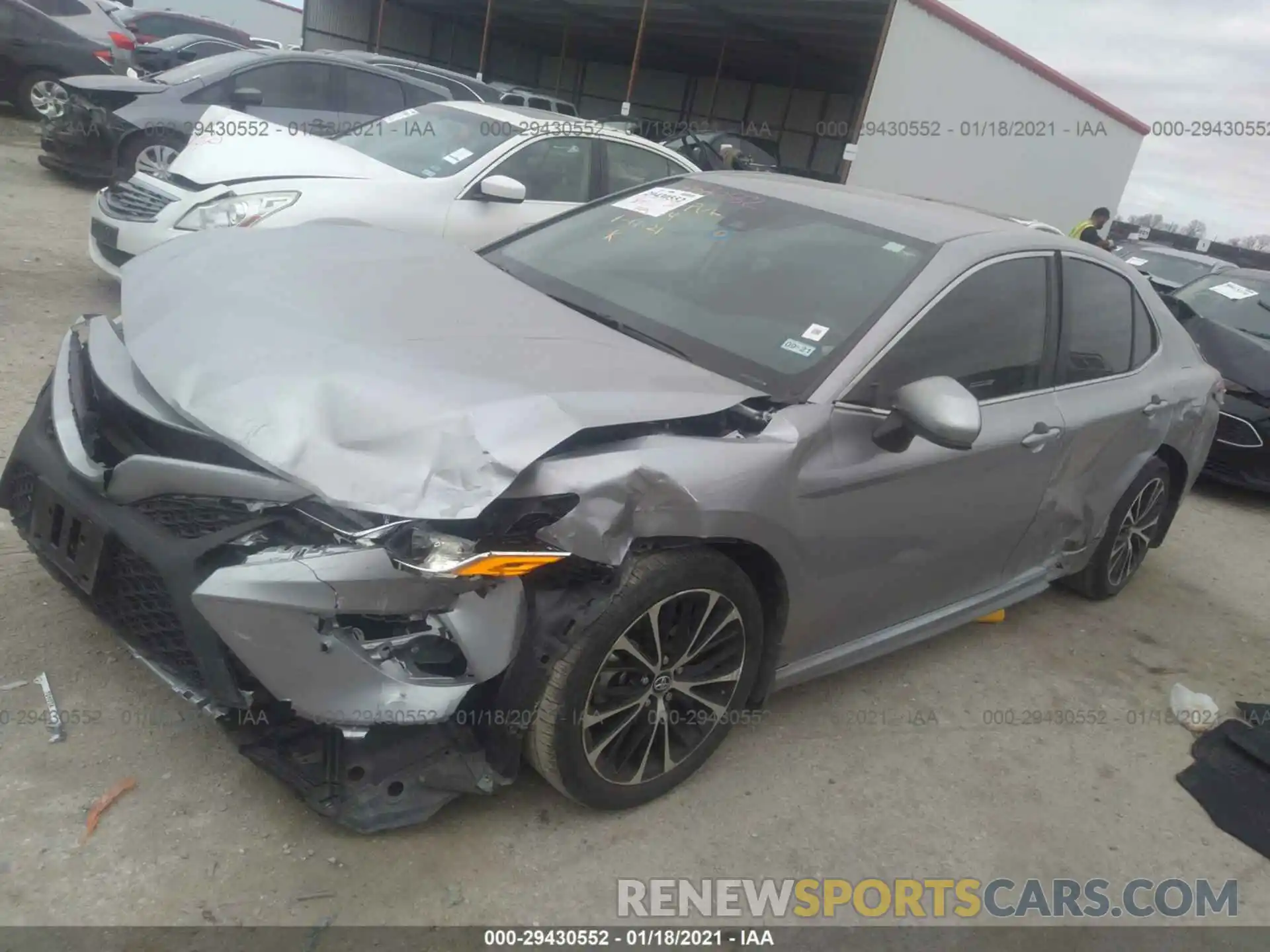 2 Photograph of a damaged car 4T1B11HK1KU163328 TOYOTA CAMRY 2019