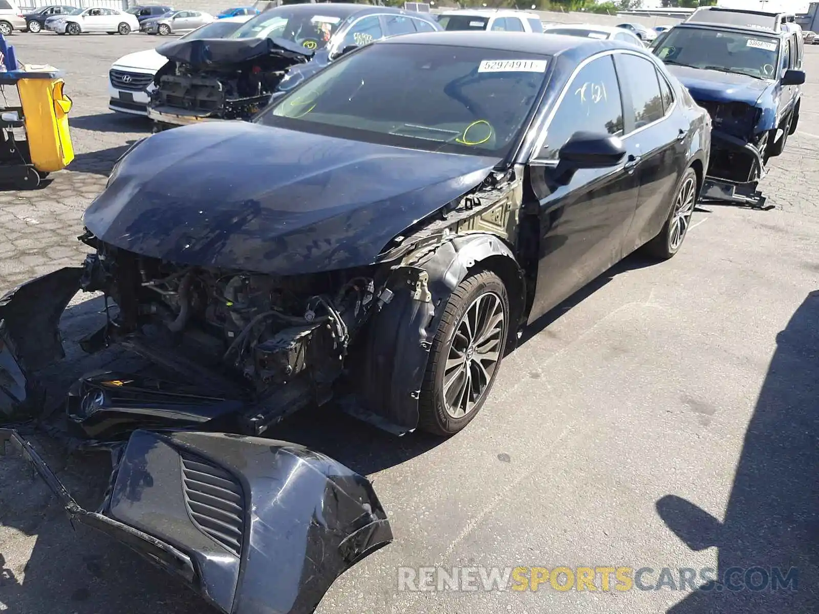 2 Photograph of a damaged car 4T1B11HK1KU165399 TOYOTA CAMRY 2019