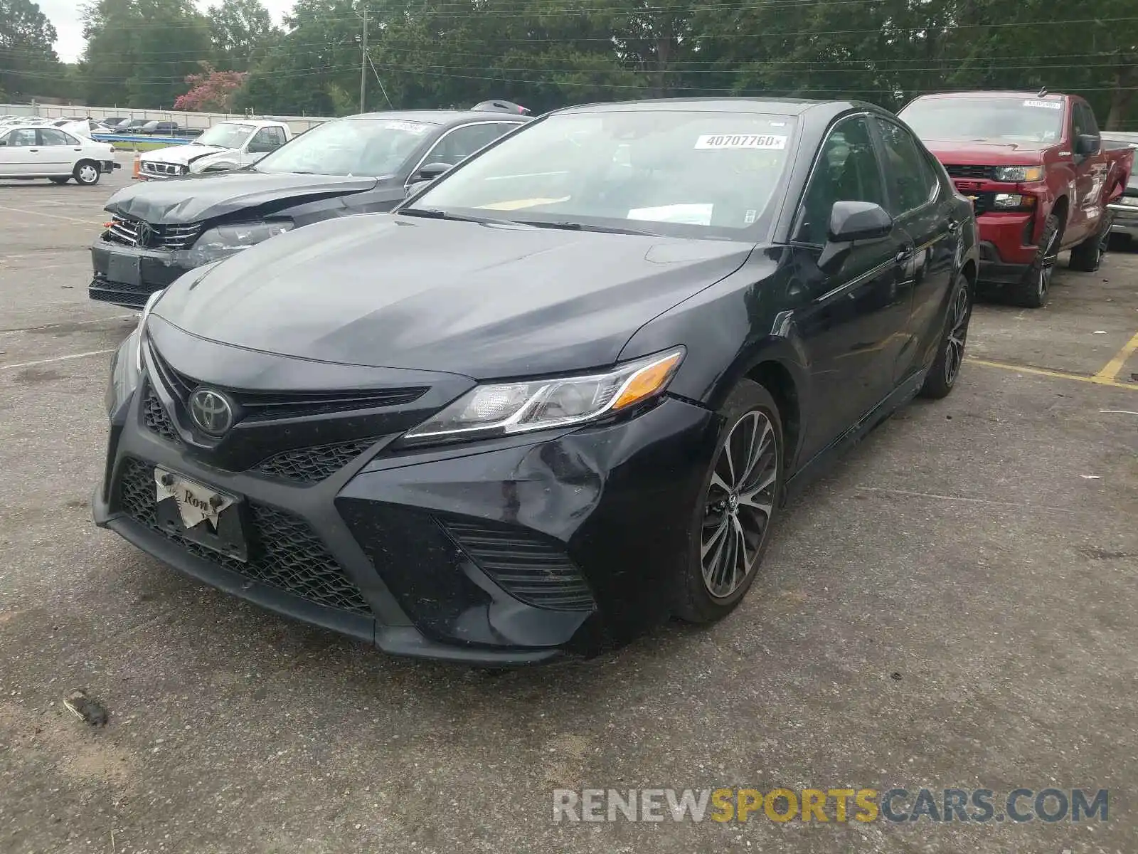 2 Photograph of a damaged car 4T1B11HK1KU167203 TOYOTA CAMRY 2019