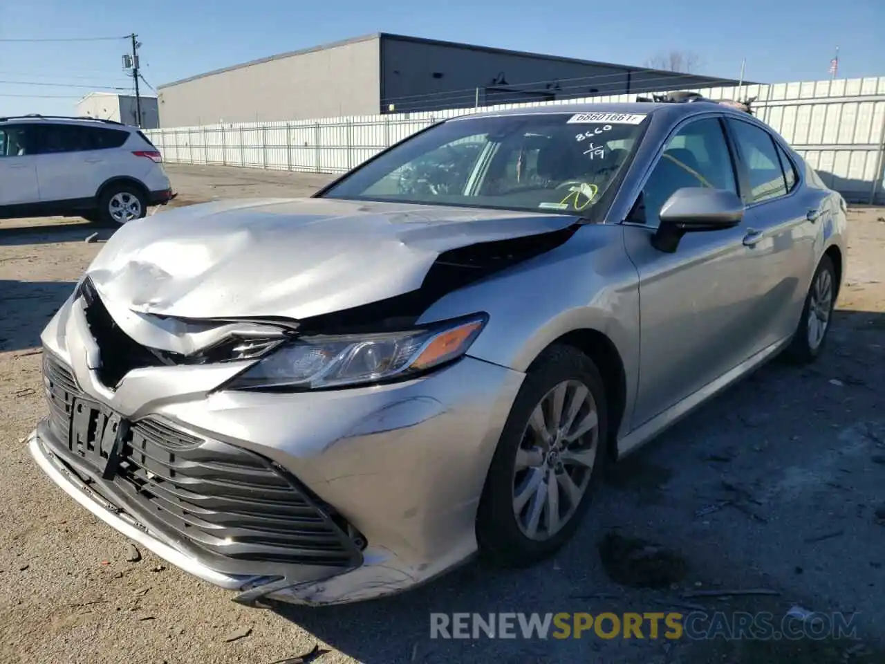 2 Photograph of a damaged car 4T1B11HK1KU168660 TOYOTA CAMRY 2019