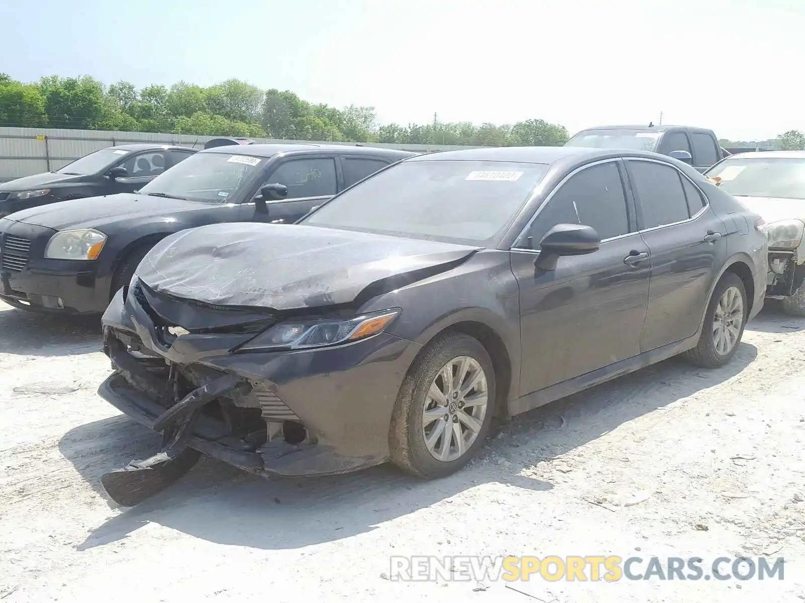 2 Photograph of a damaged car 4T1B11HK1KU168934 TOYOTA CAMRY 2019