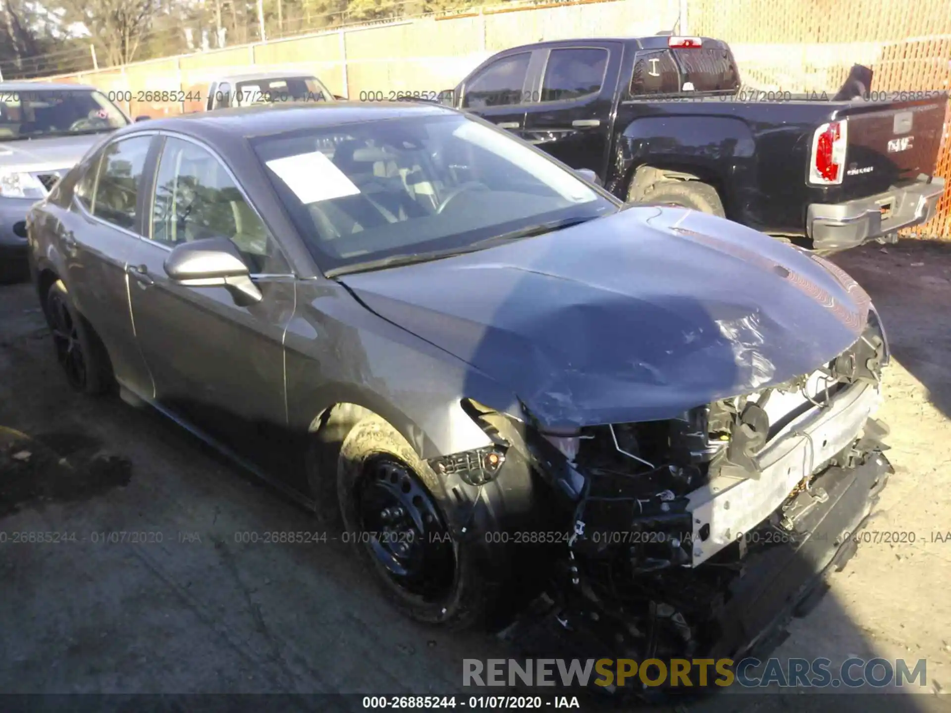 1 Photograph of a damaged car 4T1B11HK1KU170683 TOYOTA CAMRY 2019