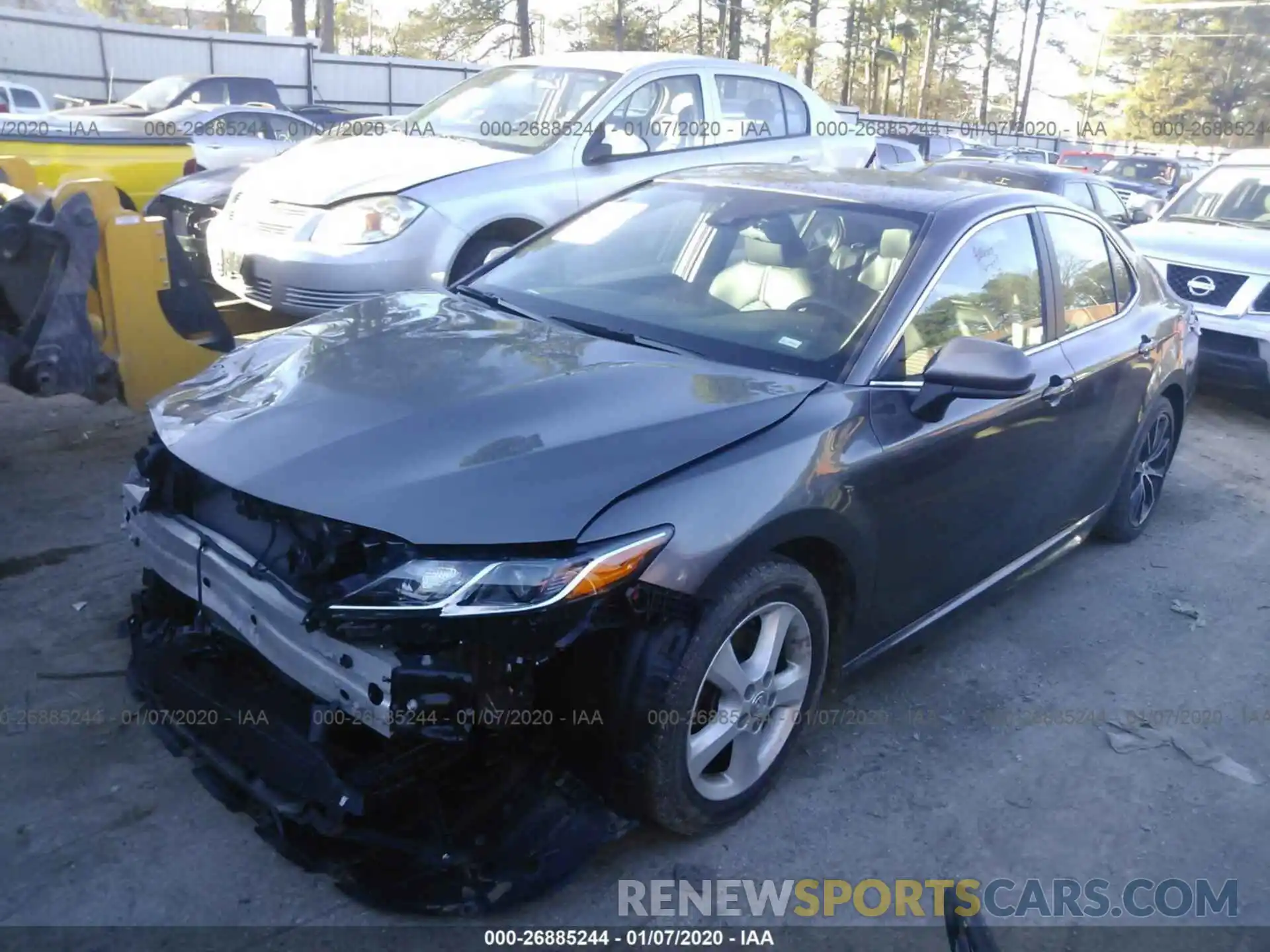 2 Photograph of a damaged car 4T1B11HK1KU170683 TOYOTA CAMRY 2019