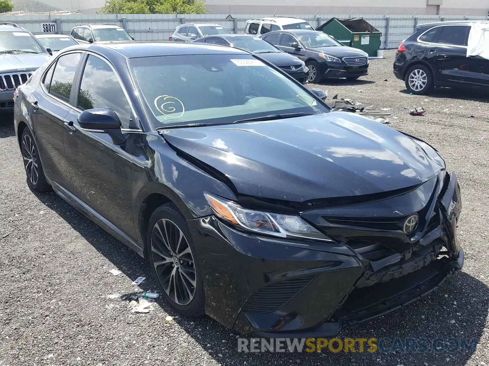 1 Photograph of a damaged car 4T1B11HK1KU171798 TOYOTA CAMRY 2019