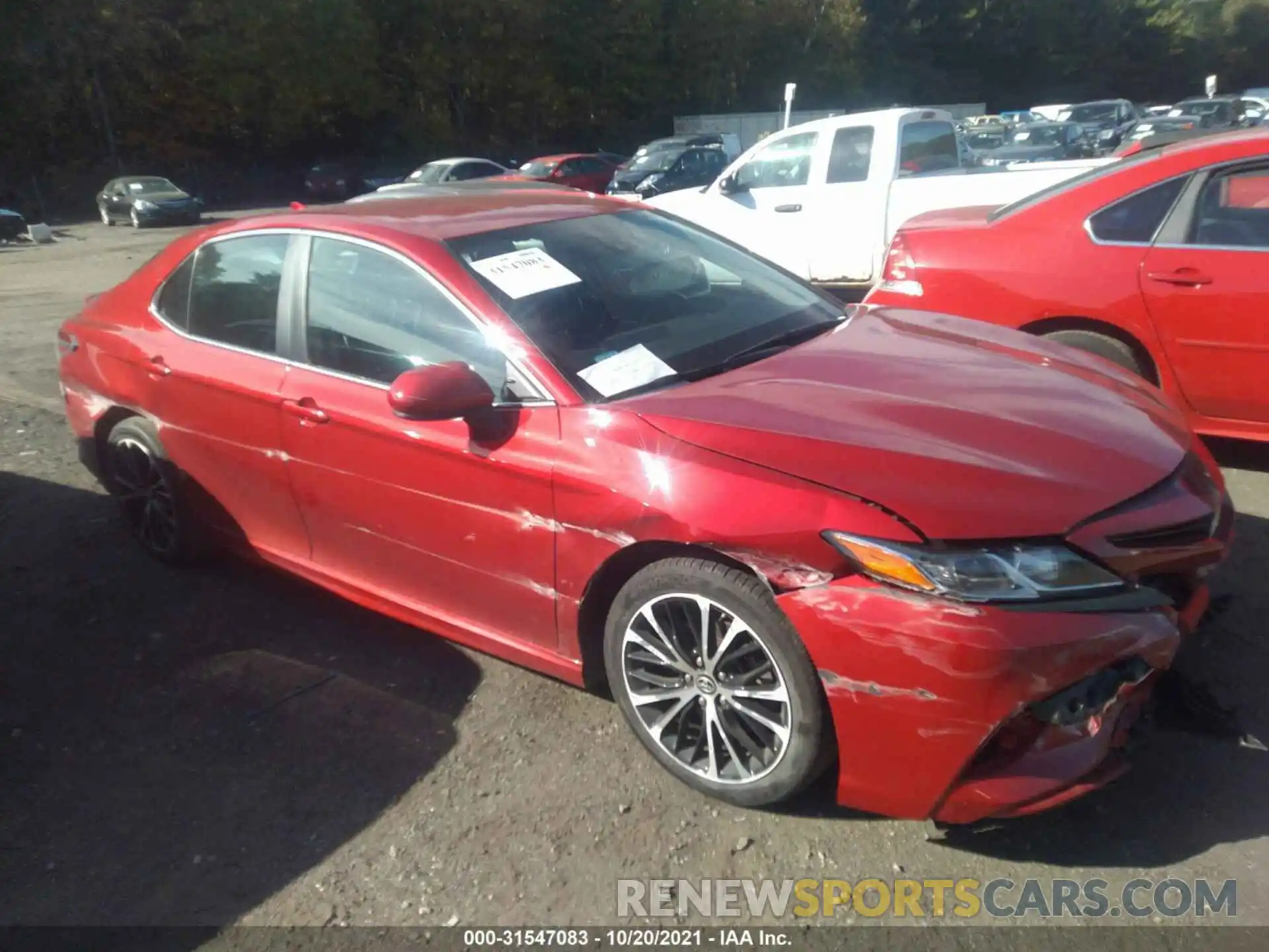 1 Photograph of a damaged car 4T1B11HK1KU171817 TOYOTA CAMRY 2019