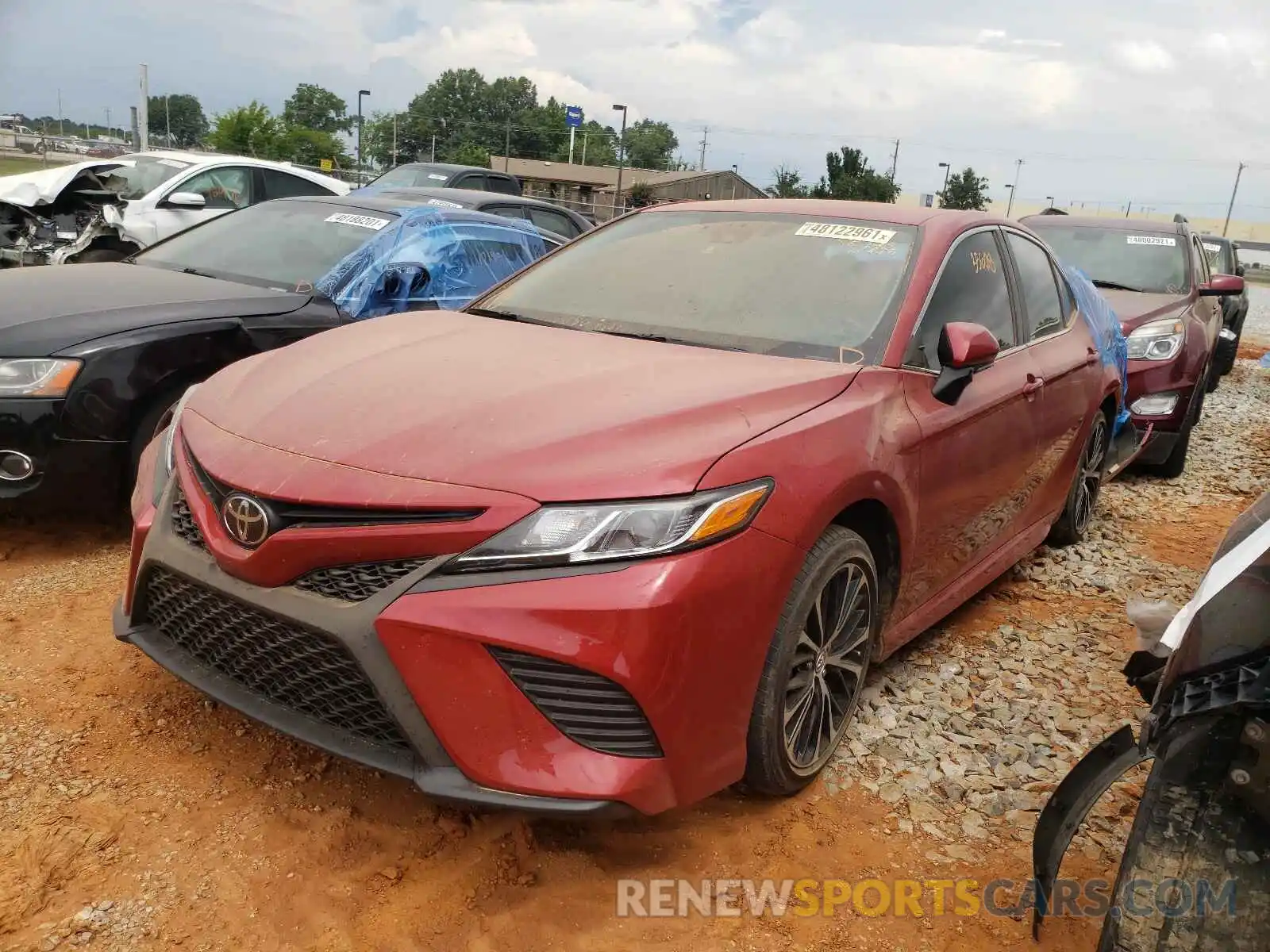 2 Photograph of a damaged car 4T1B11HK1KU174832 TOYOTA CAMRY 2019