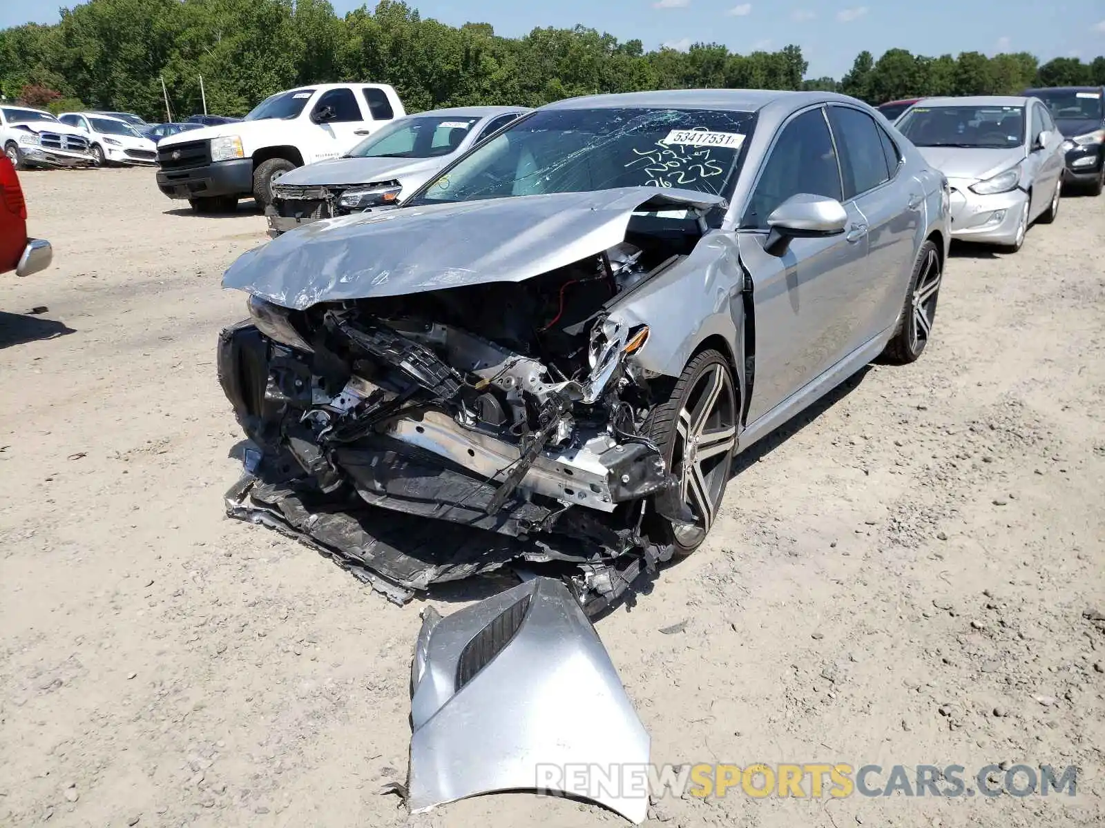 2 Photograph of a damaged car 4T1B11HK1KU176225 TOYOTA CAMRY 2019