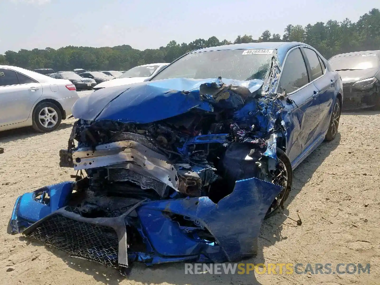 2 Photograph of a damaged car 4T1B11HK1KU178394 TOYOTA CAMRY 2019