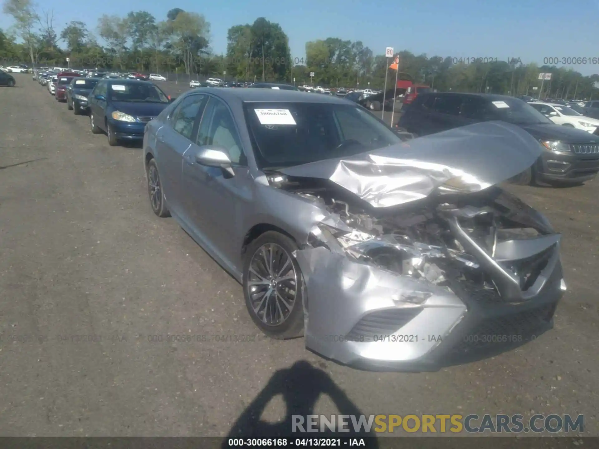 1 Photograph of a damaged car 4T1B11HK1KU178816 TOYOTA CAMRY 2019