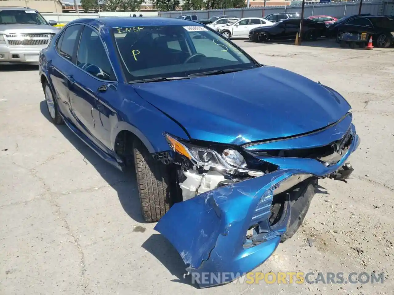 1 Photograph of a damaged car 4T1B11HK1KU182610 TOYOTA CAMRY 2019