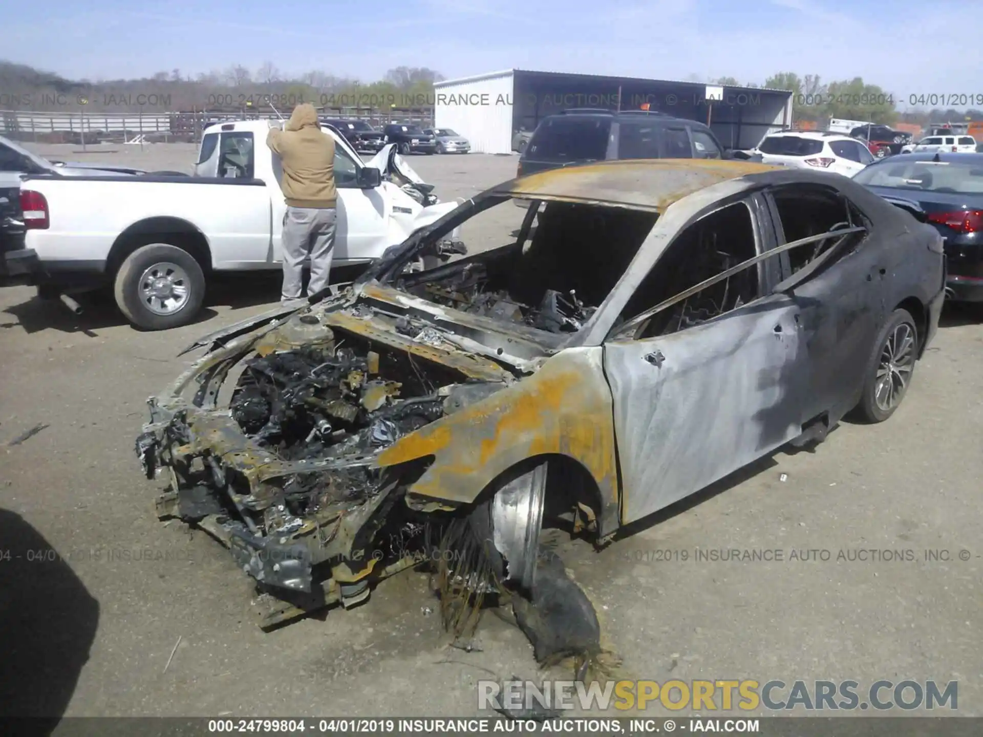 2 Photograph of a damaged car 4T1B11HK1KU183983 TOYOTA CAMRY 2019