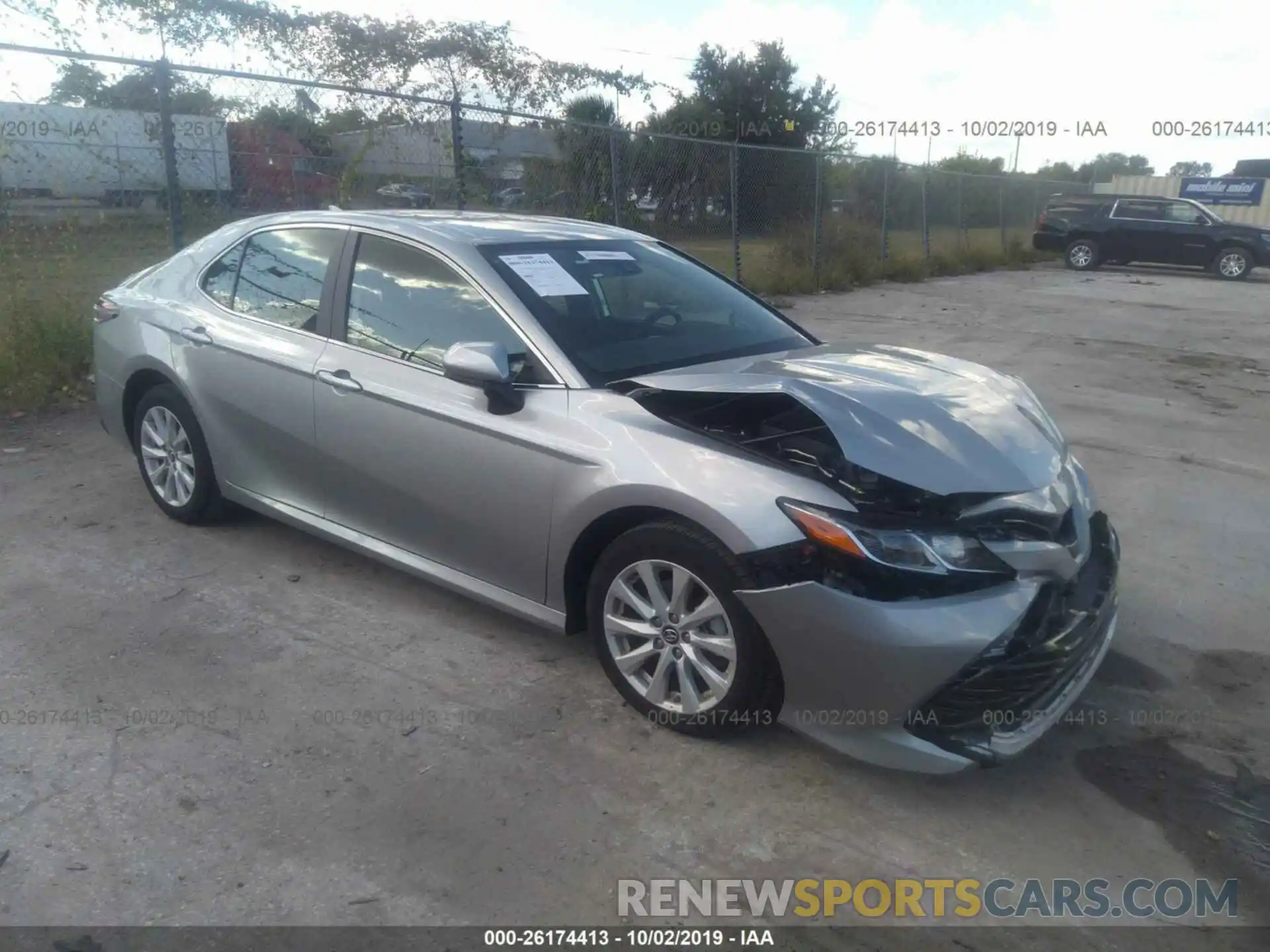 1 Photograph of a damaged car 4T1B11HK1KU185474 TOYOTA CAMRY 2019