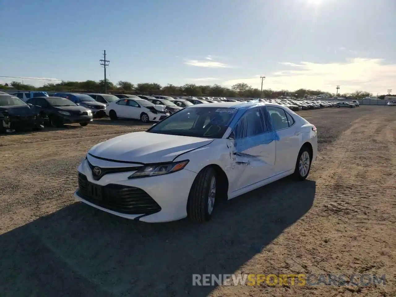 2 Photograph of a damaged car 4T1B11HK1KU187130 TOYOTA CAMRY 2019