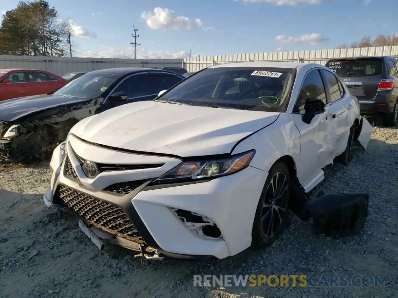 2 Photograph of a damaged car 4T1B11HK1KU187418 TOYOTA CAMRY 2019