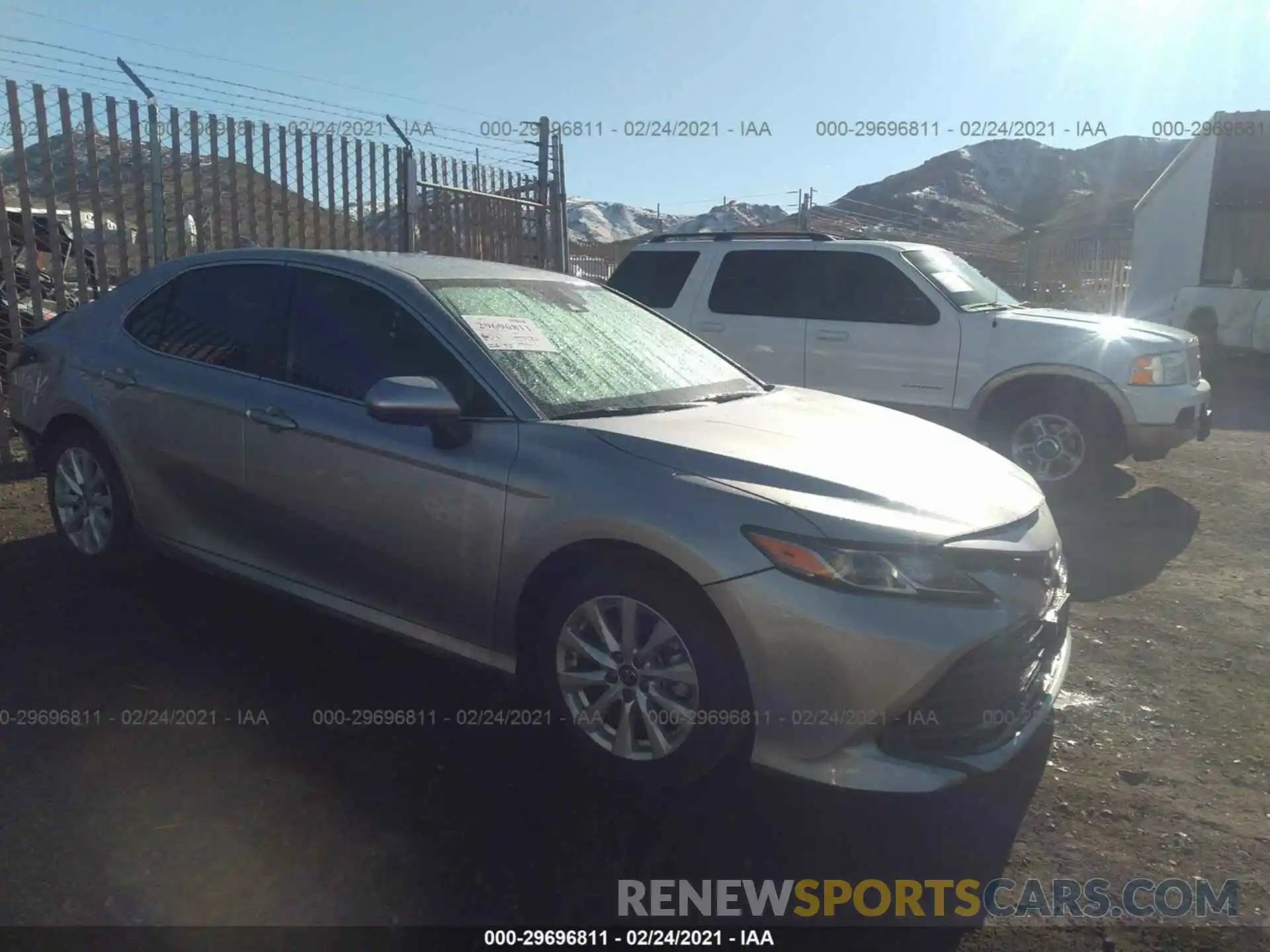 1 Photograph of a damaged car 4T1B11HK1KU189993 TOYOTA CAMRY 2019