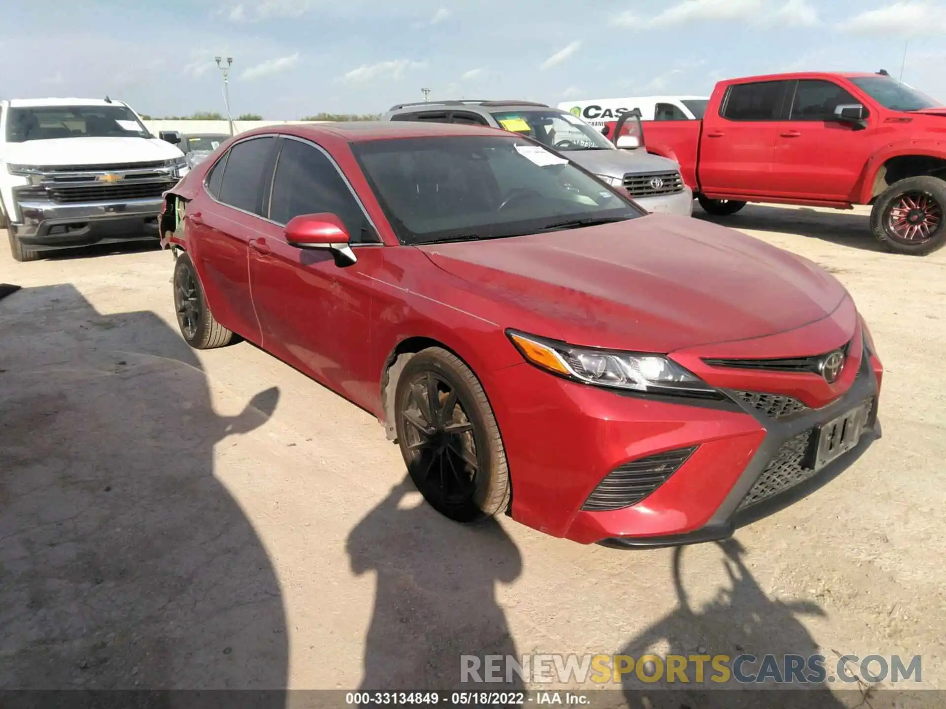 1 Photograph of a damaged car 4T1B11HK1KU190609 TOYOTA CAMRY 2019