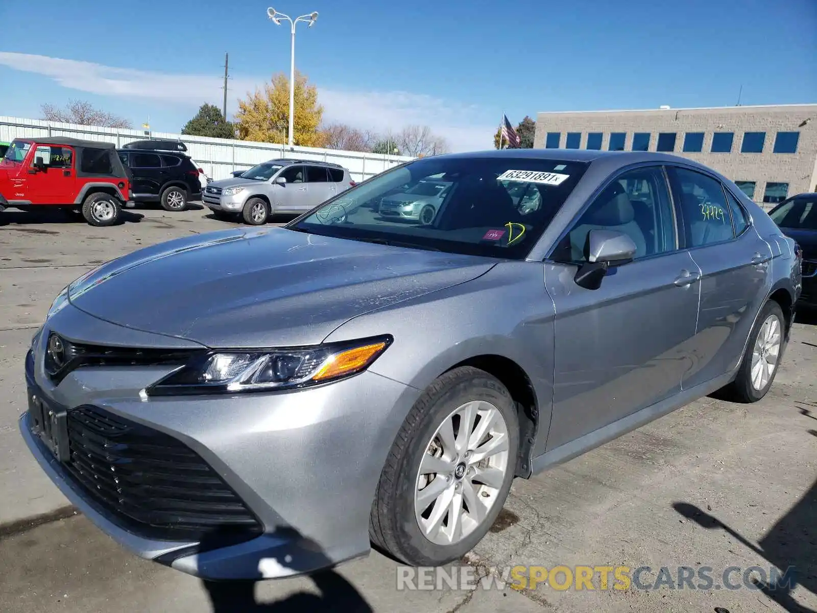 2 Photograph of a damaged car 4T1B11HK1KU192053 TOYOTA CAMRY 2019