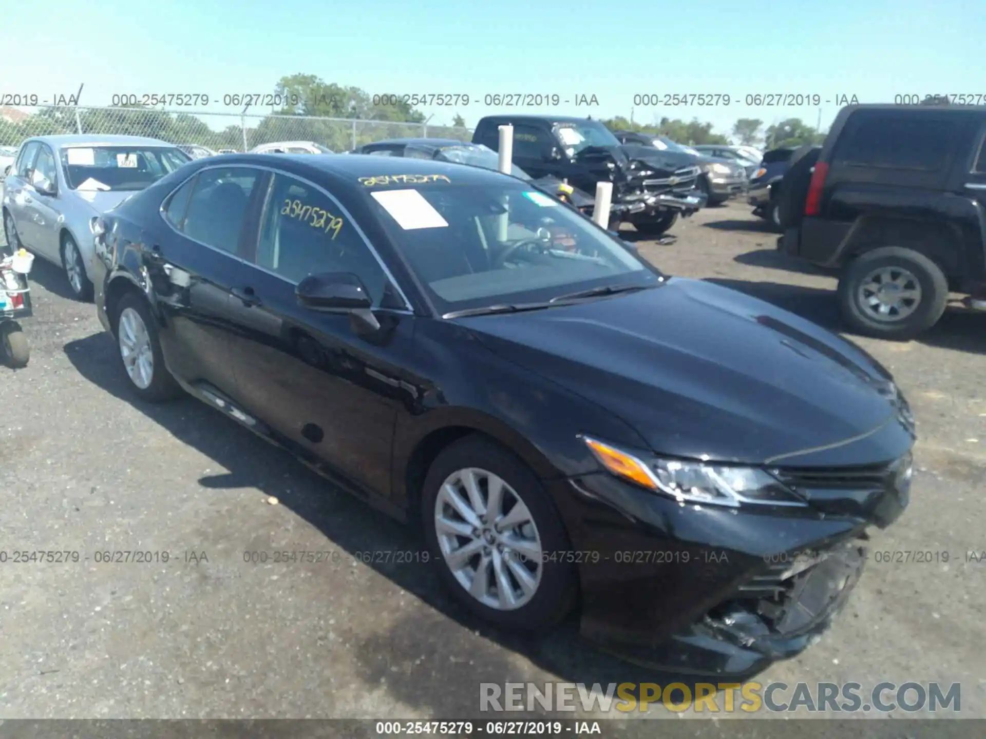 1 Photograph of a damaged car 4T1B11HK1KU192926 TOYOTA CAMRY 2019