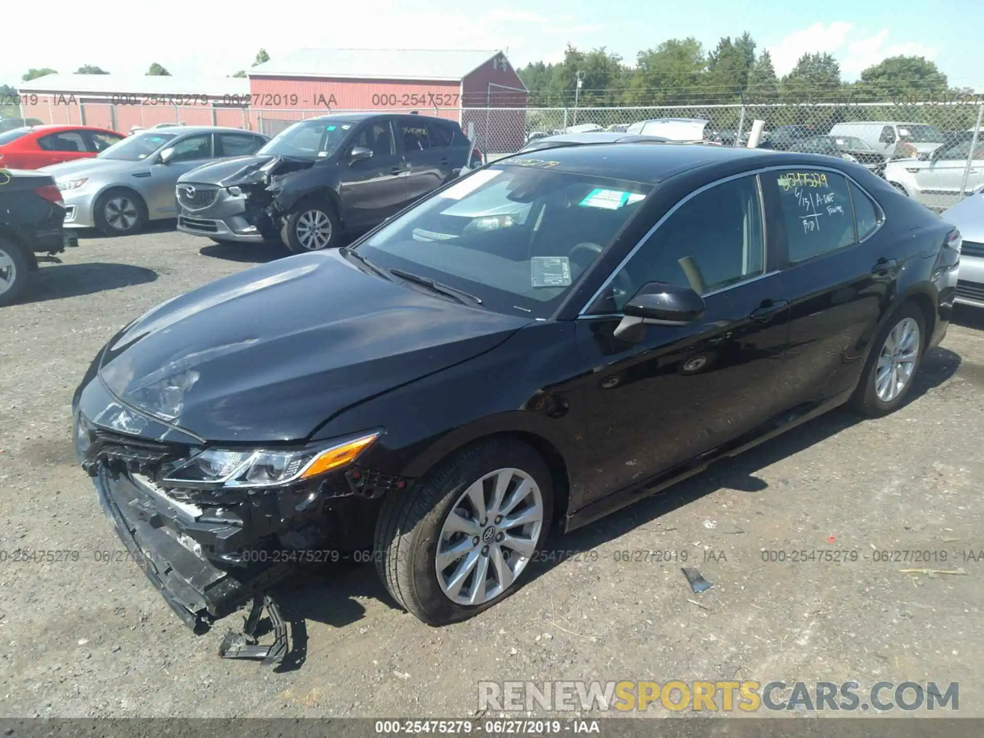 2 Photograph of a damaged car 4T1B11HK1KU192926 TOYOTA CAMRY 2019