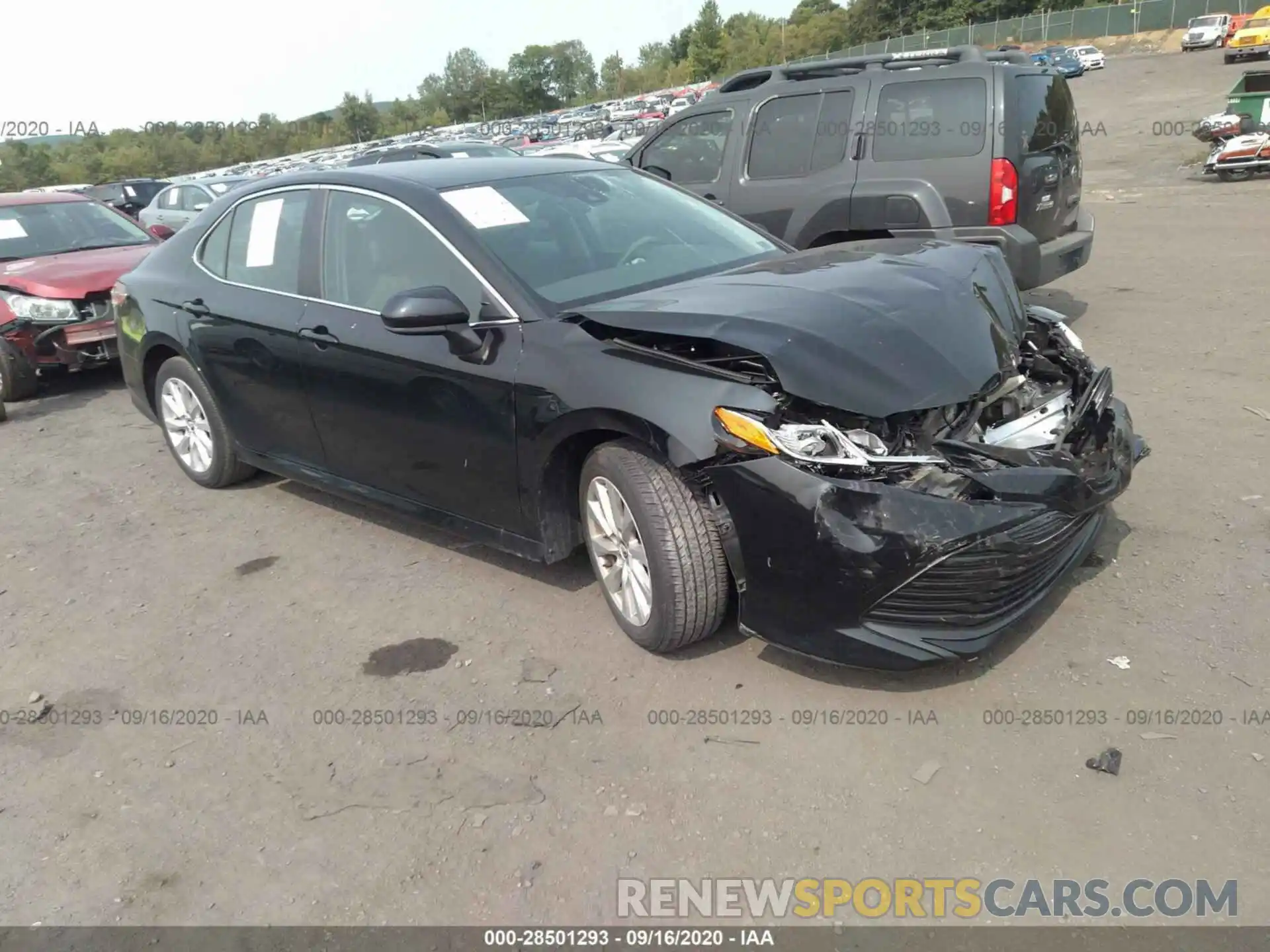 1 Photograph of a damaged car 4T1B11HK1KU196653 TOYOTA CAMRY 2019