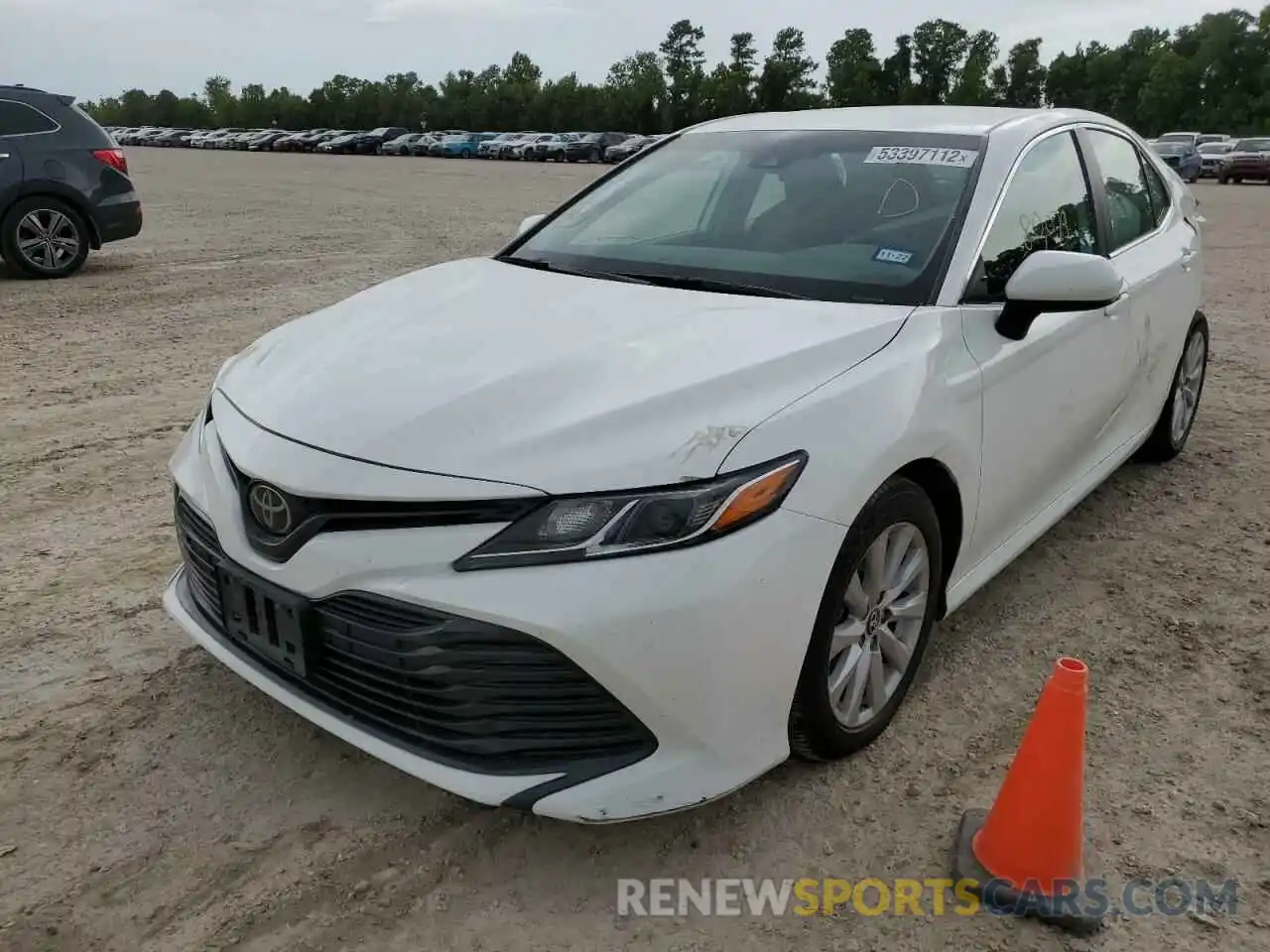 2 Photograph of a damaged car 4T1B11HK1KU196880 TOYOTA CAMRY 2019