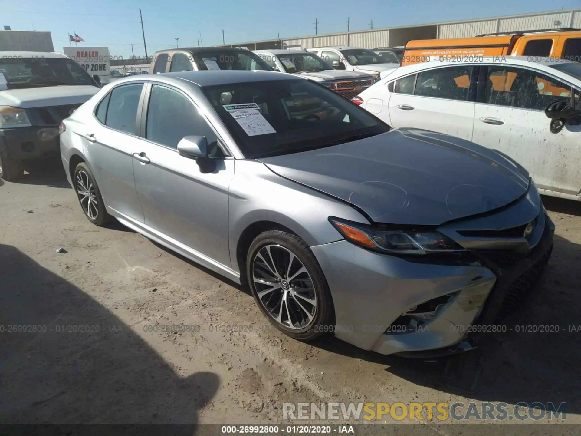 1 Photograph of a damaged car 4T1B11HK1KU196927 TOYOTA CAMRY 2019