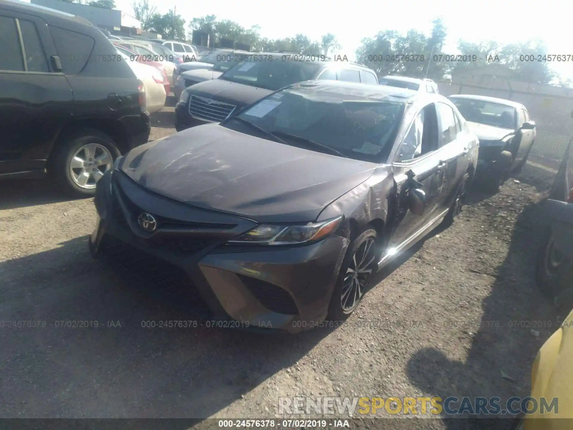 2 Photograph of a damaged car 4T1B11HK1KU197740 TOYOTA CAMRY 2019