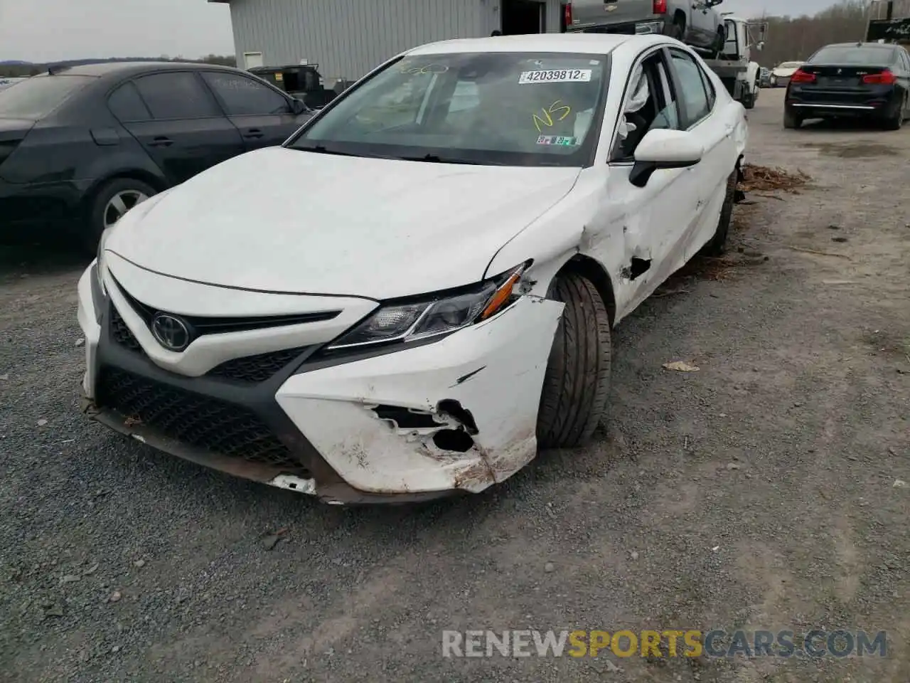 2 Photograph of a damaged car 4T1B11HK1KU198273 TOYOTA CAMRY 2019