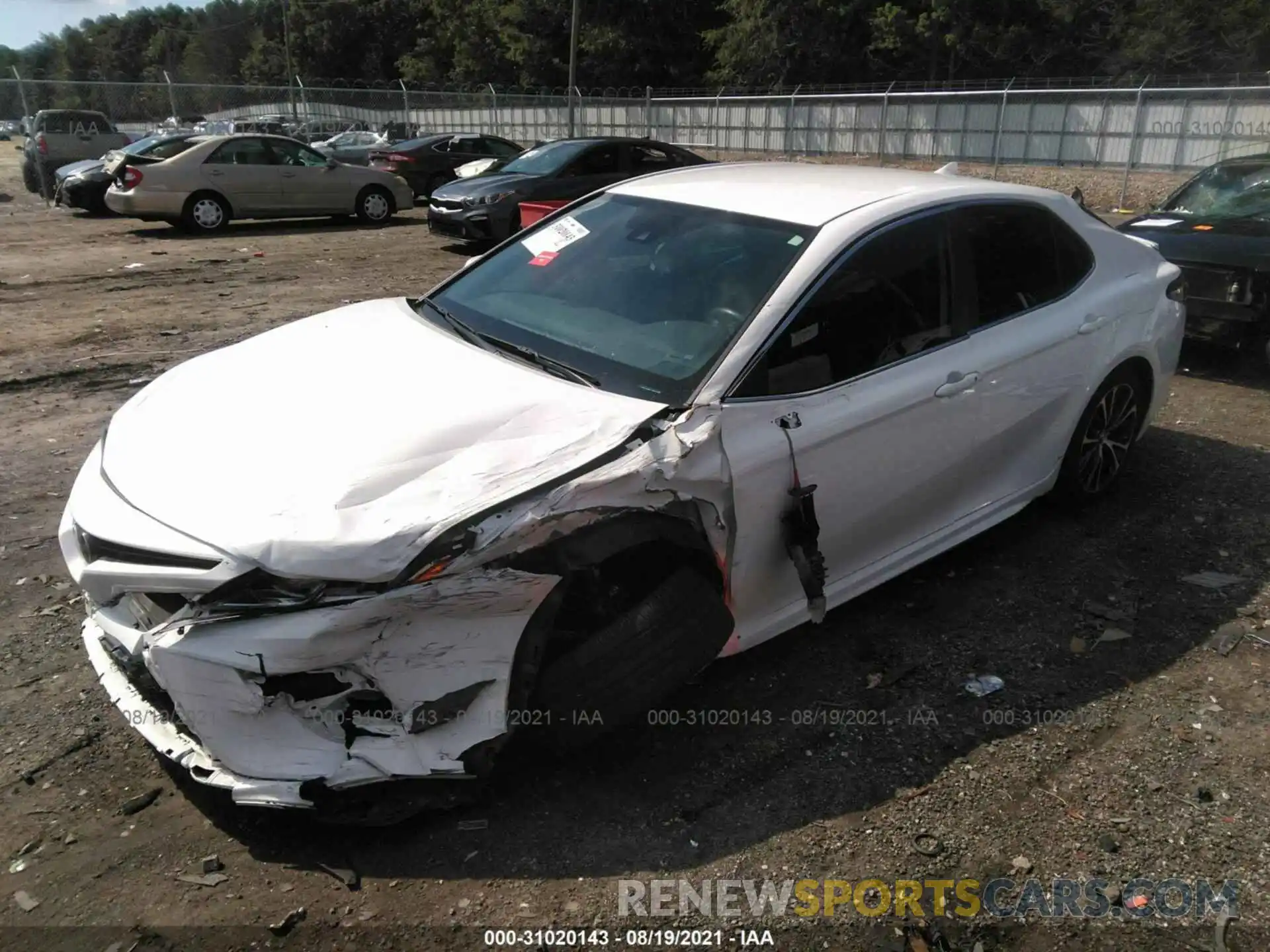 2 Photograph of a damaged car 4T1B11HK1KU201124 TOYOTA CAMRY 2019