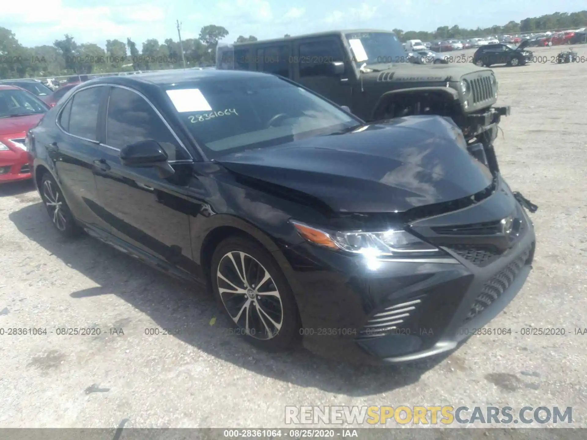 1 Photograph of a damaged car 4T1B11HK1KU201303 TOYOTA CAMRY 2019